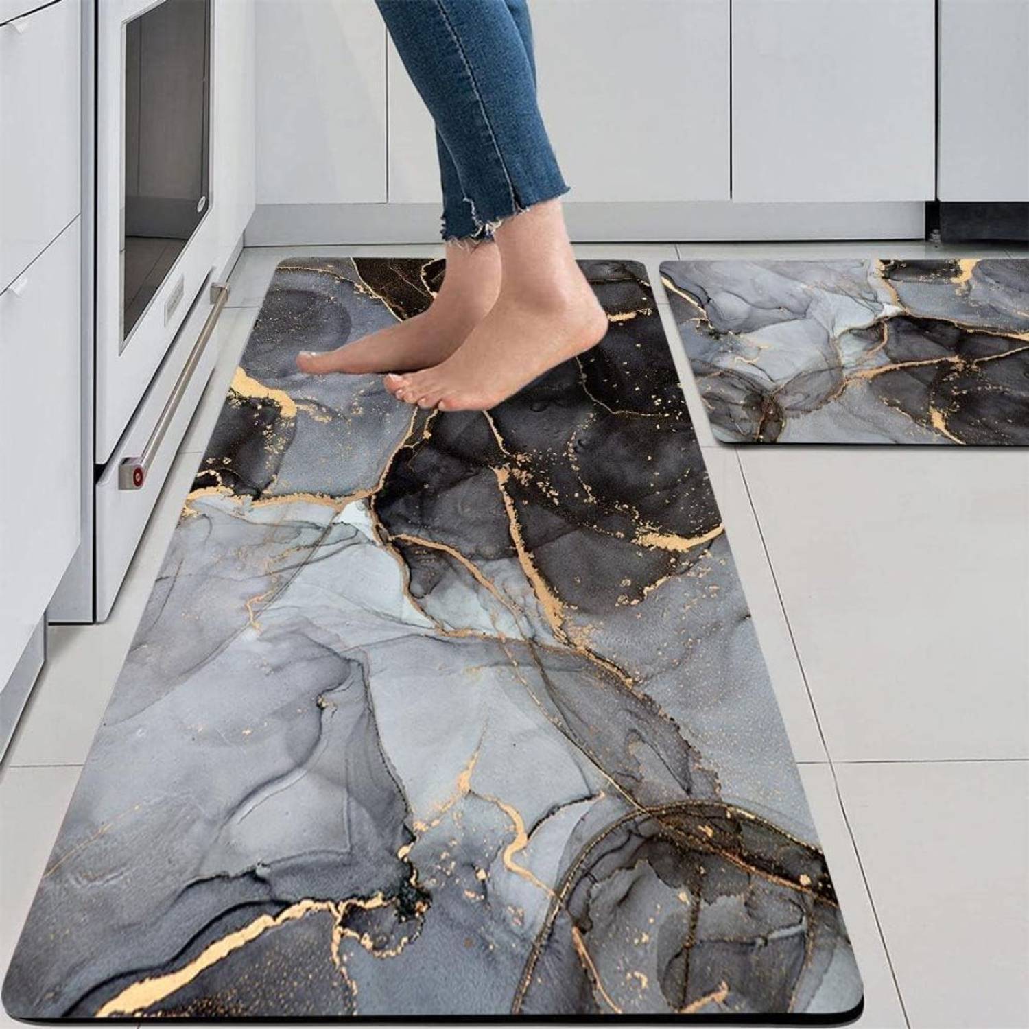 AFVITO Rubber Kitchen Mat