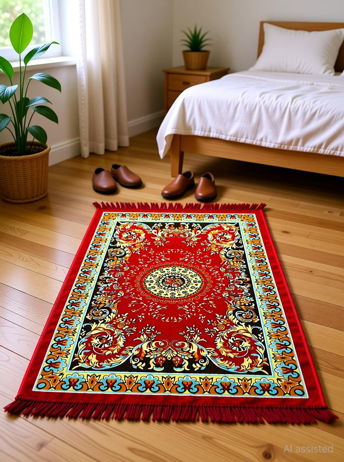 Image of hollehook Velvet Prayer Mat