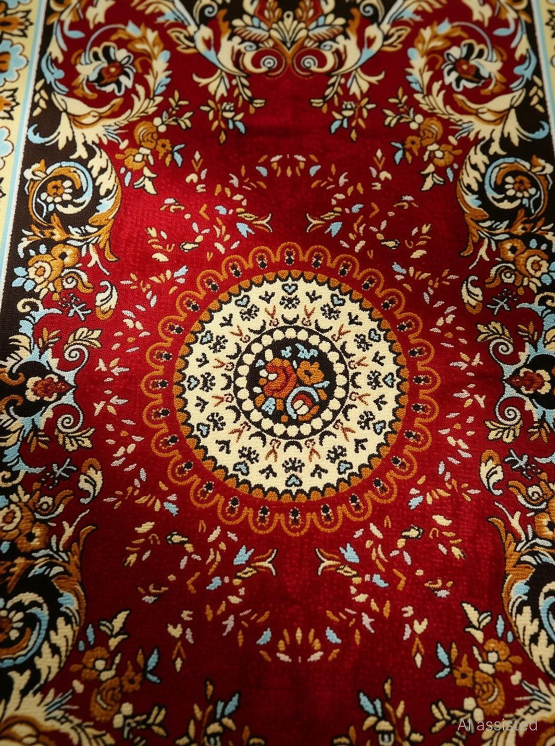 Image of hollehook Velvet Prayer Mat