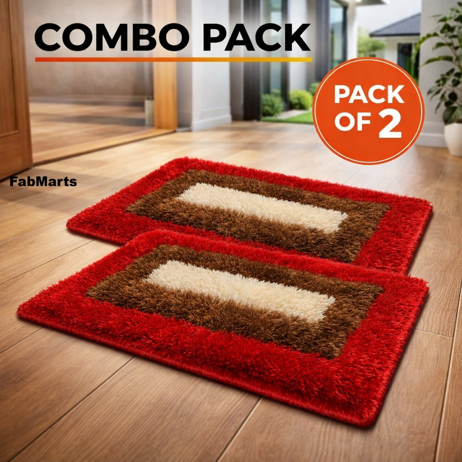 Image of FABMARTS PVC (Polyvinyl Chloride) Door Mat