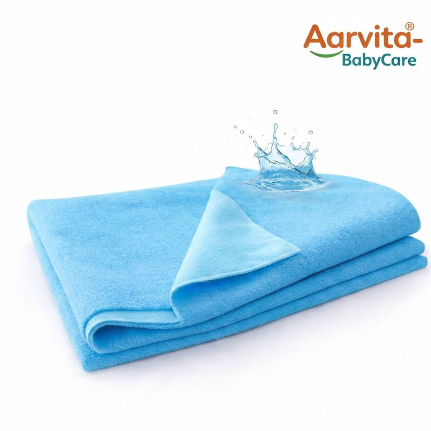 Aarvita Cotton, Fleece Baby Bed Protecting Mat