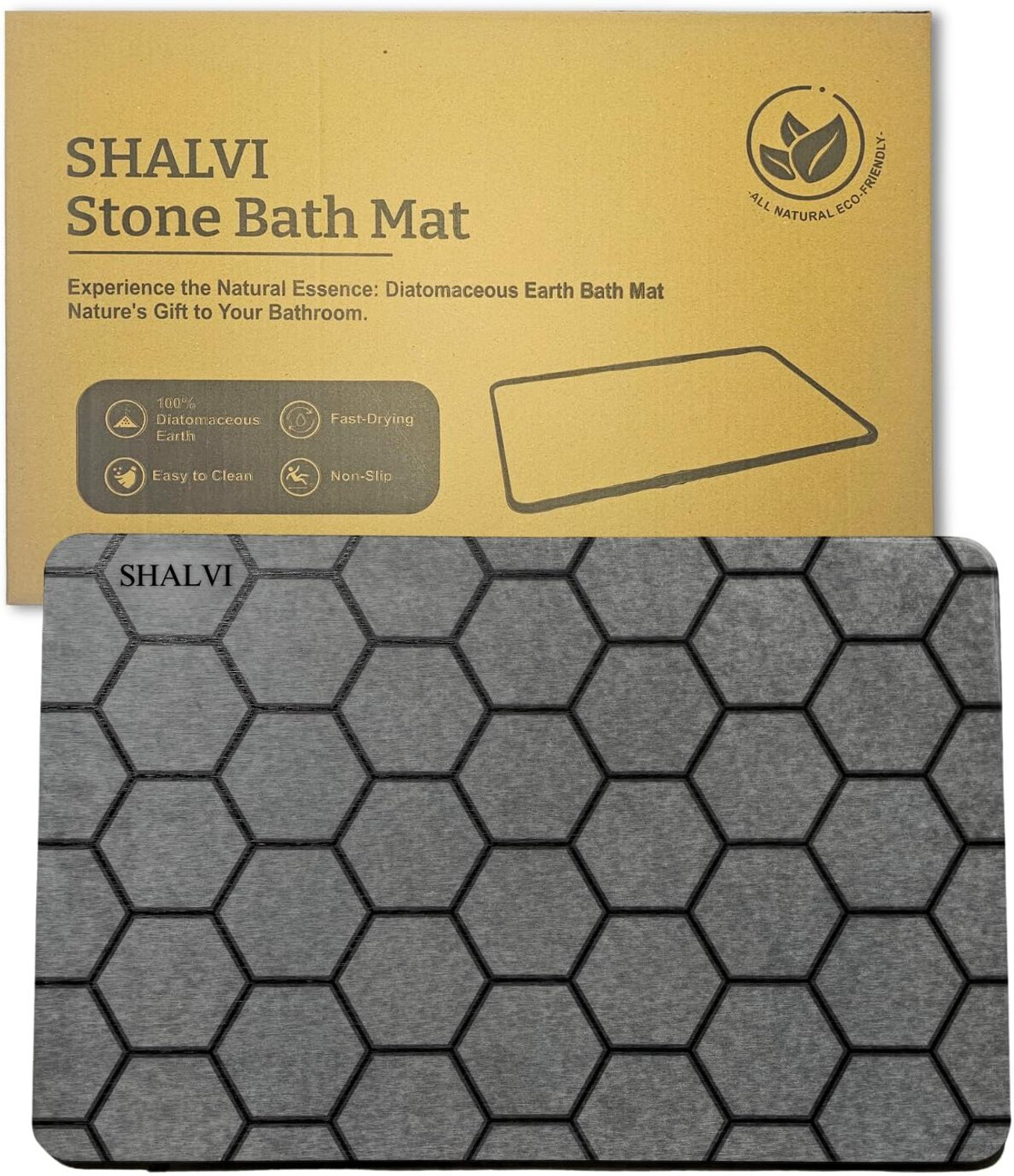 Image of Shalvi Stone Bathroom Mat