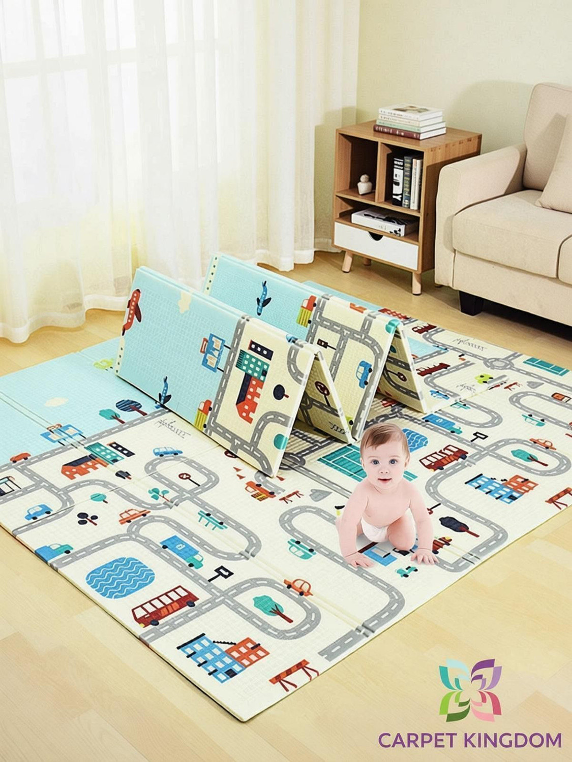 Image of CARPET KINGDOM Cotton Baby Play Mat