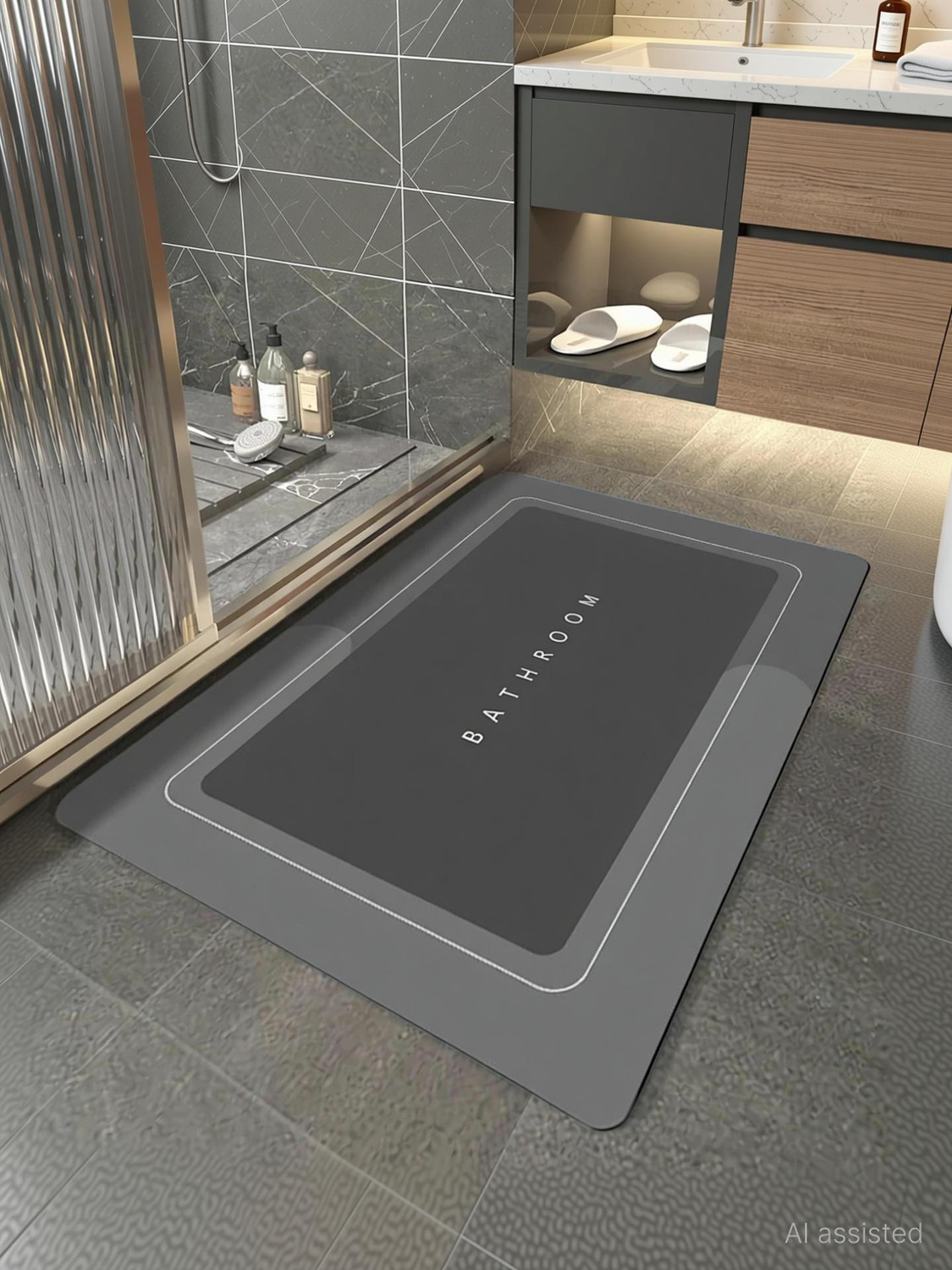 Image of Vamigo Rubber Bathroom Mat