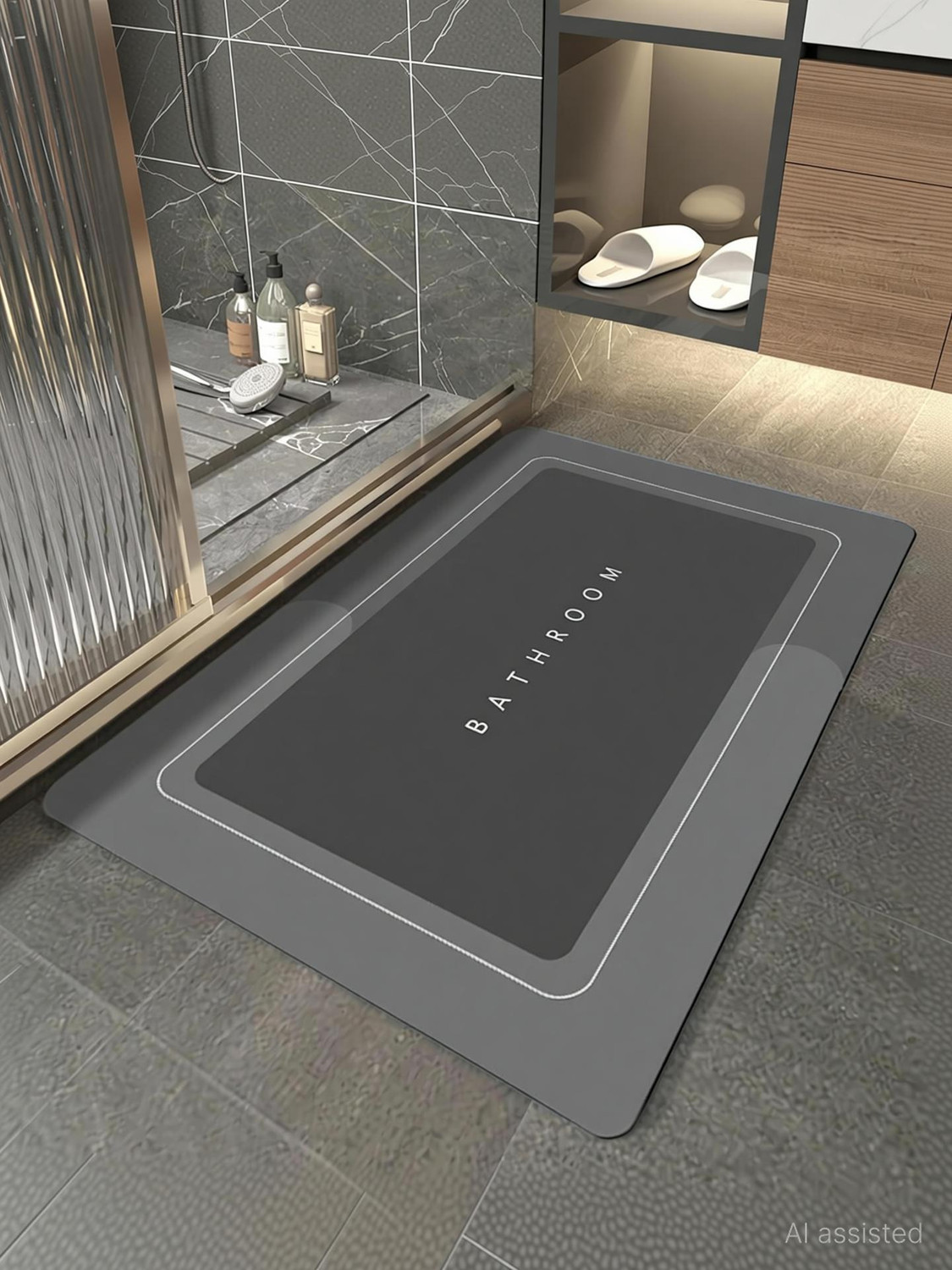 Image of Vamigo Rubber Bathroom Mat