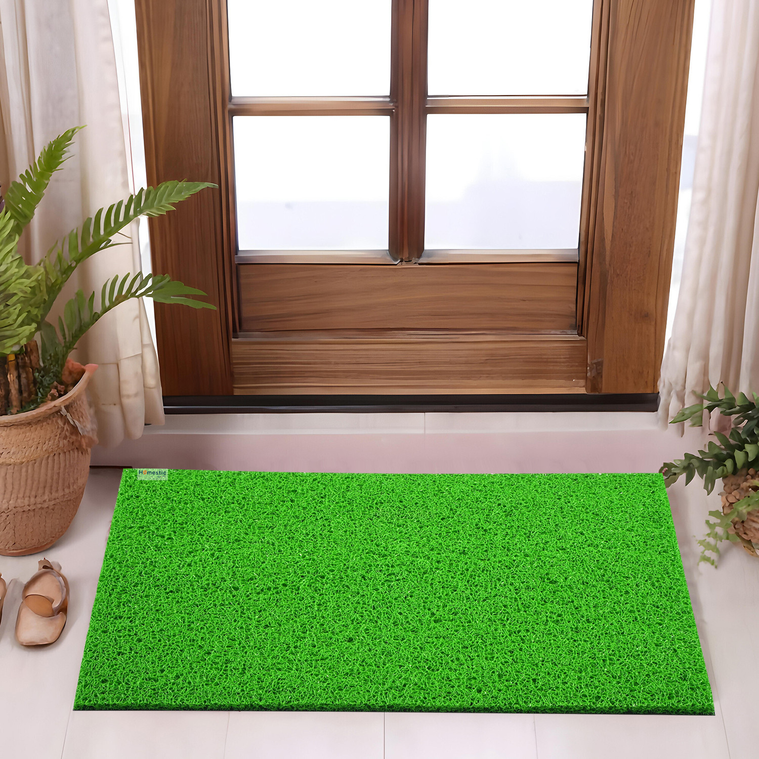 Image of HOMESTIC Rubber Floor Mat (Green, Medium)