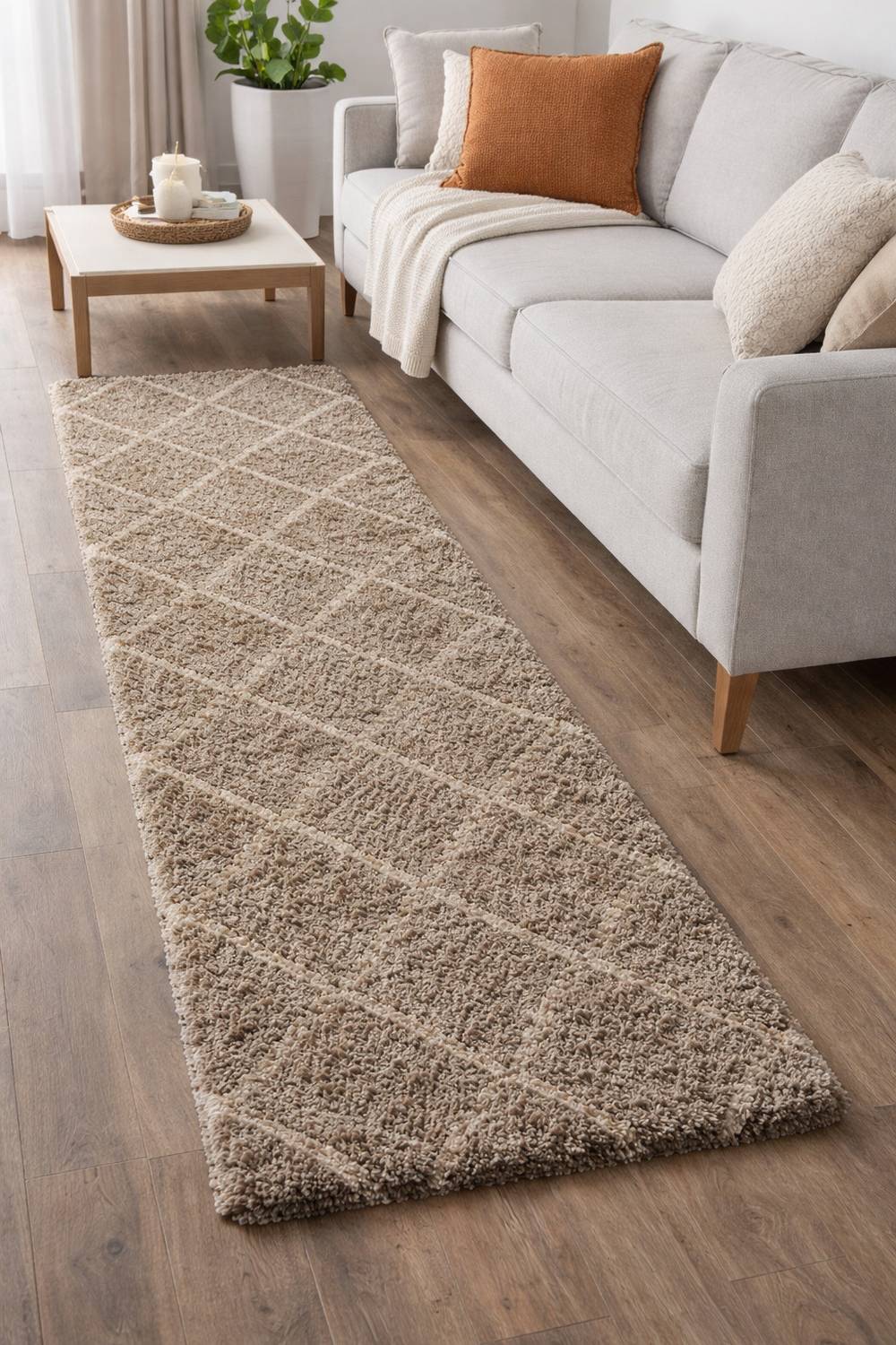 PYLORA Microfiber Floor Mat Brown - Image 3