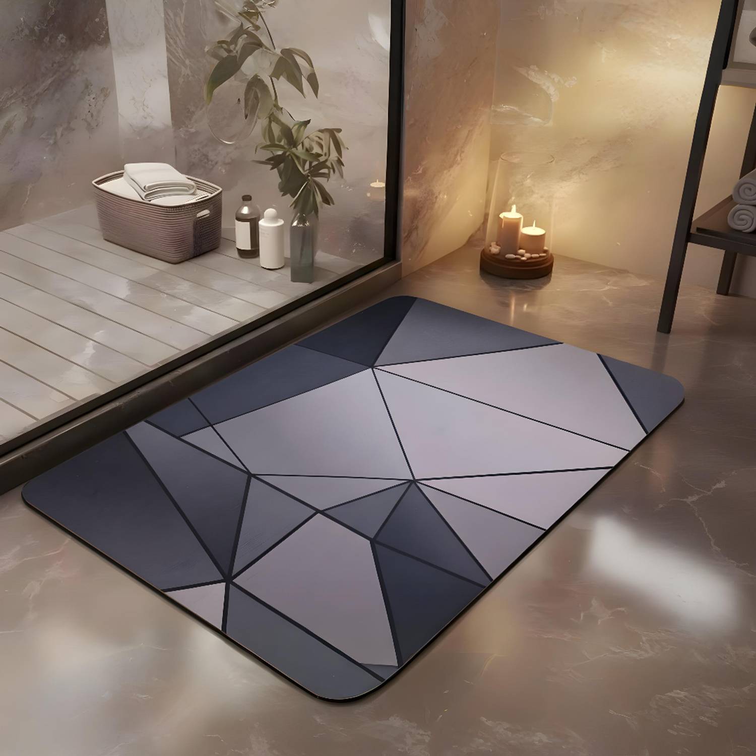 AKAIAH Rubber Floor Mat