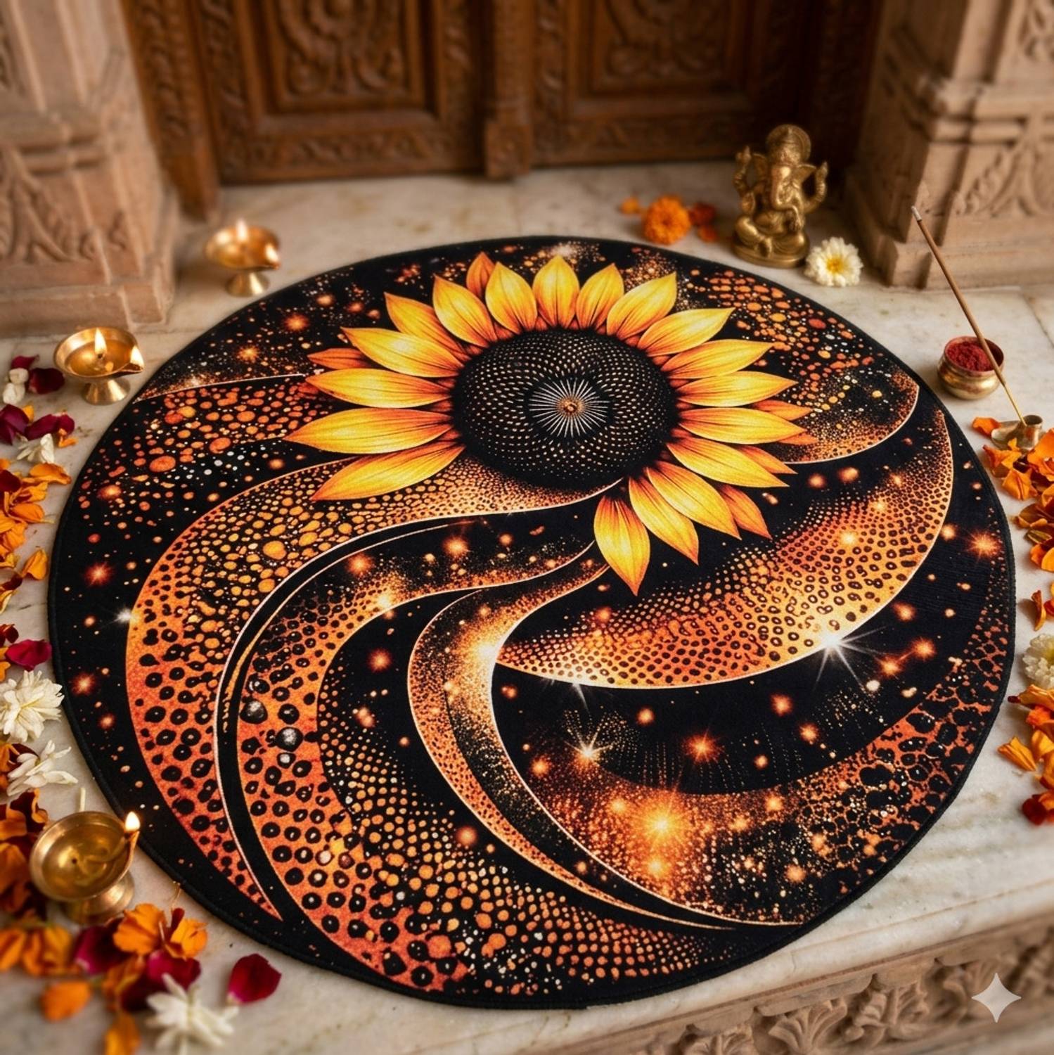 Amyra home goods Rubber Door & Floor Mat