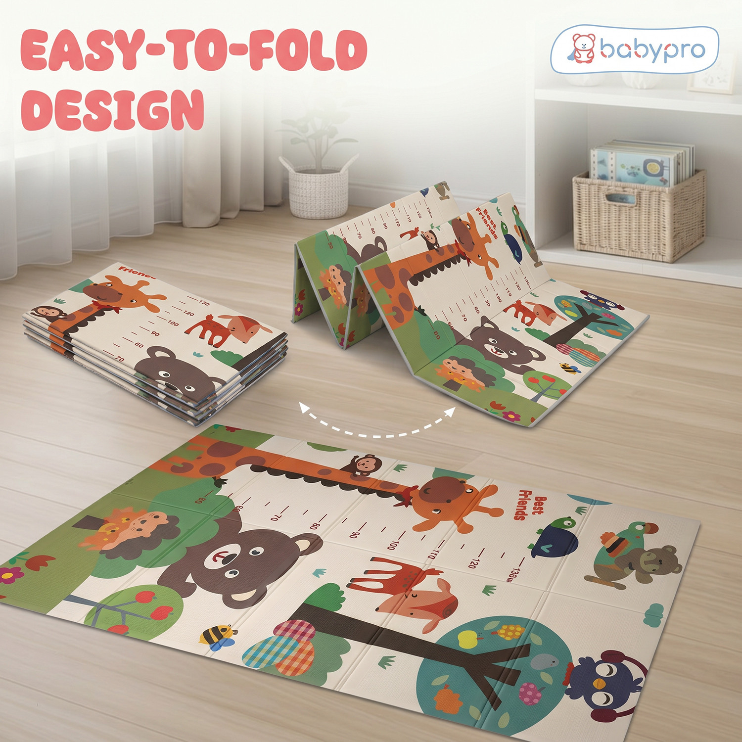 Image of BabyPro Foam Baby Play Mat