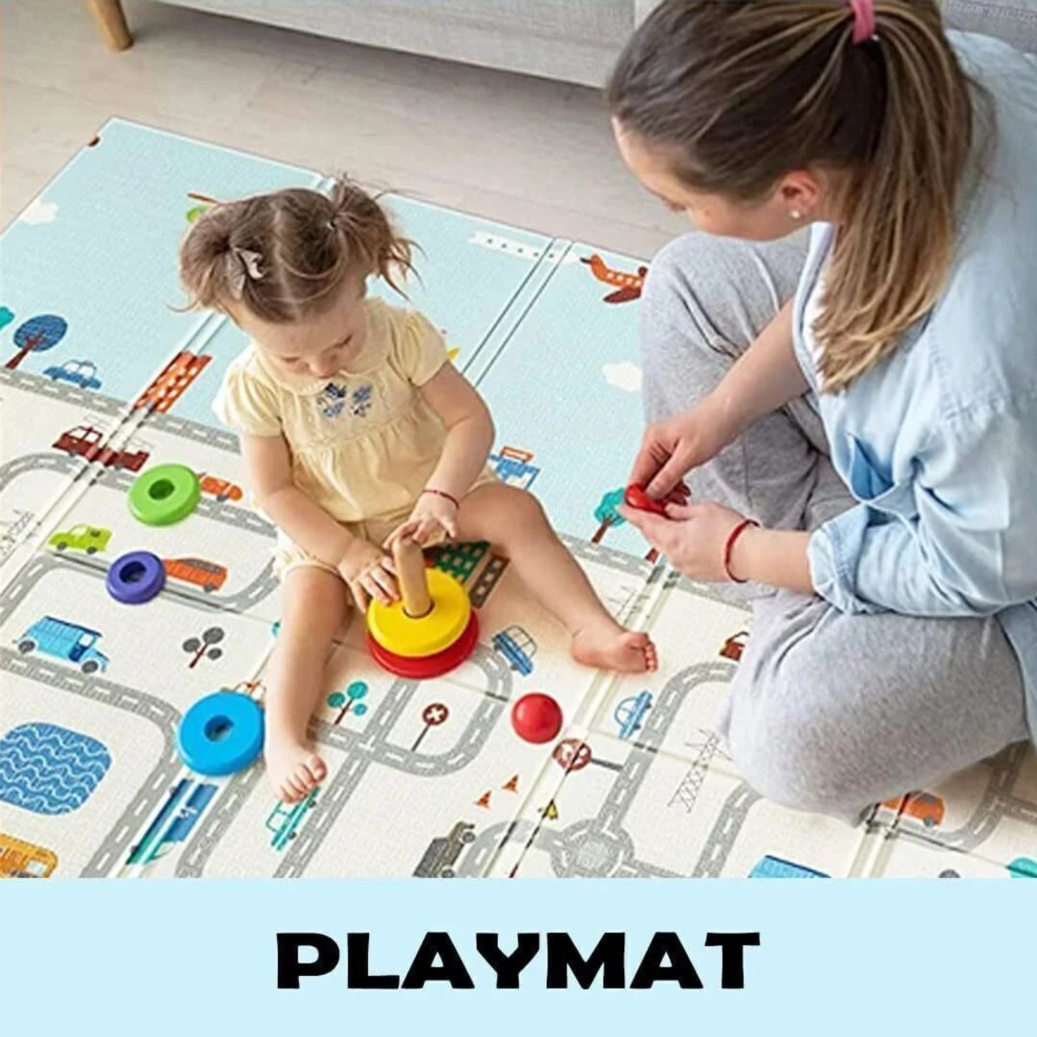 Image of CARPET KINGDOM Cotton Baby Play Mat