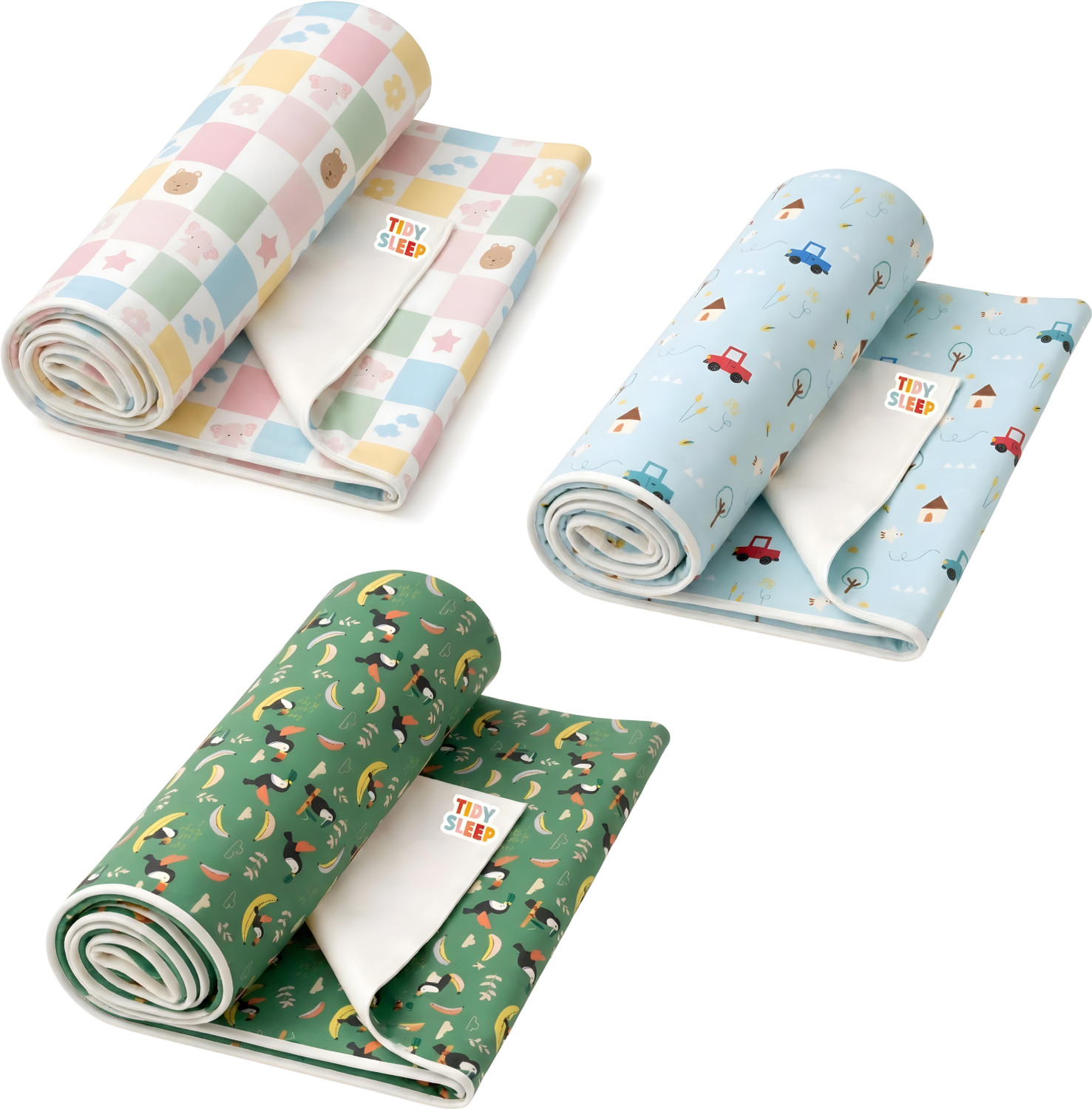 TIDY SLEEP Cotton Baby Bed Protecting Mat