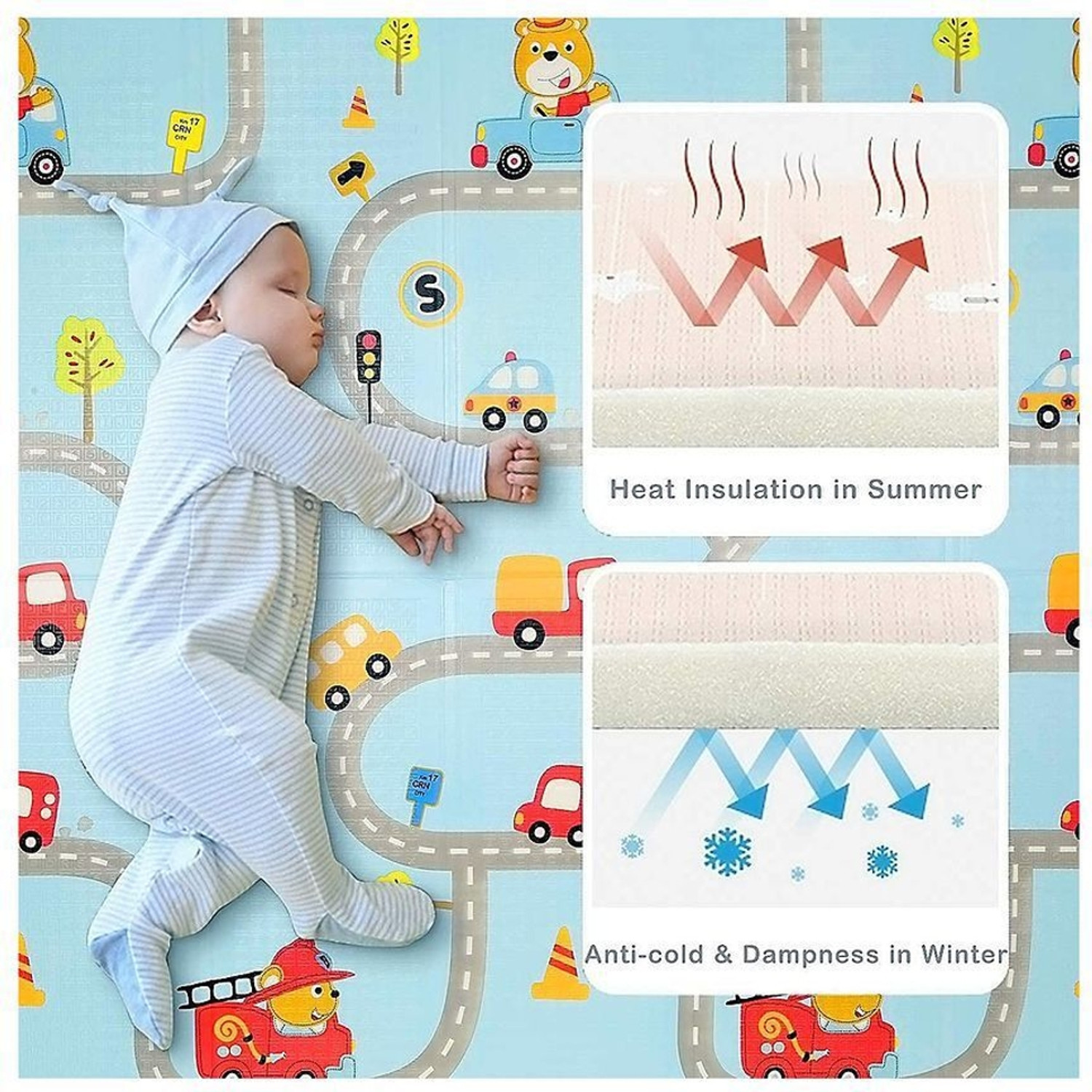 Image of Dhankuberhub Rubber Baby Play Mat