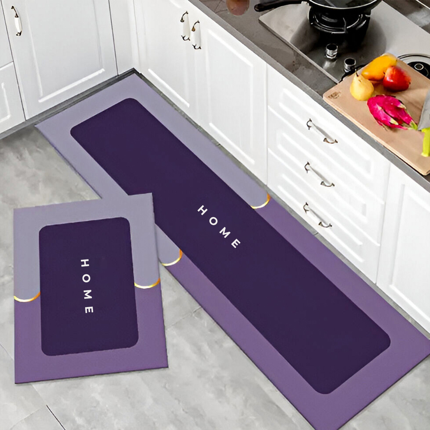 Image of MAXOSHINE Rubber Bathroom Mat