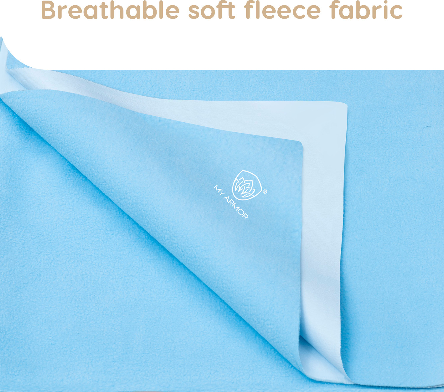 Image of MY ARMOR Baby Dry Sheet /Mattress Protector Royal Blue & Sky Blue ( Pack of 2)