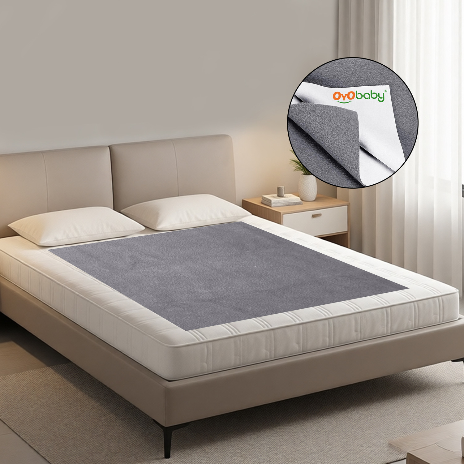 Image of Oyo Baby Cotton Baby Bed Protecting Mat