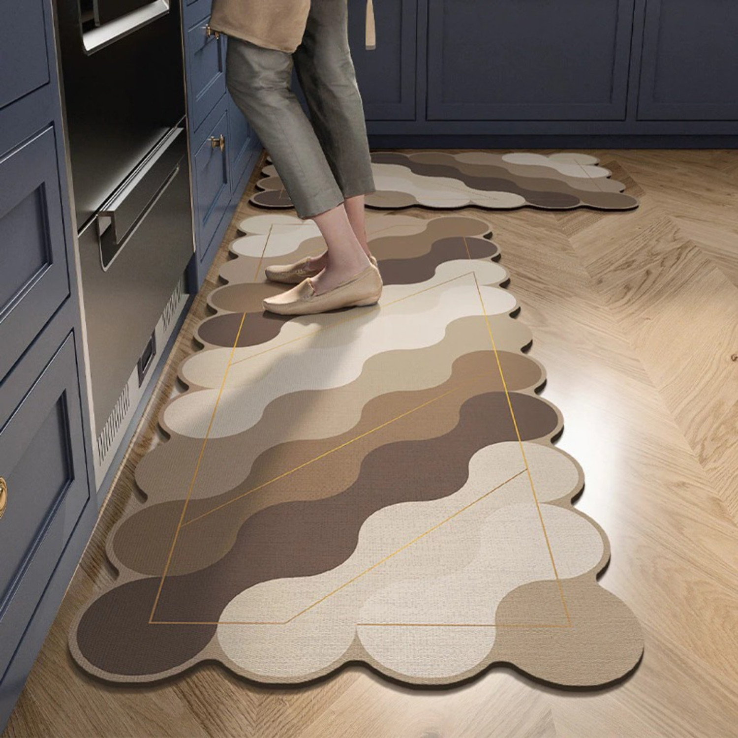 Image of AFTIVO Rubber Kitchen Mat