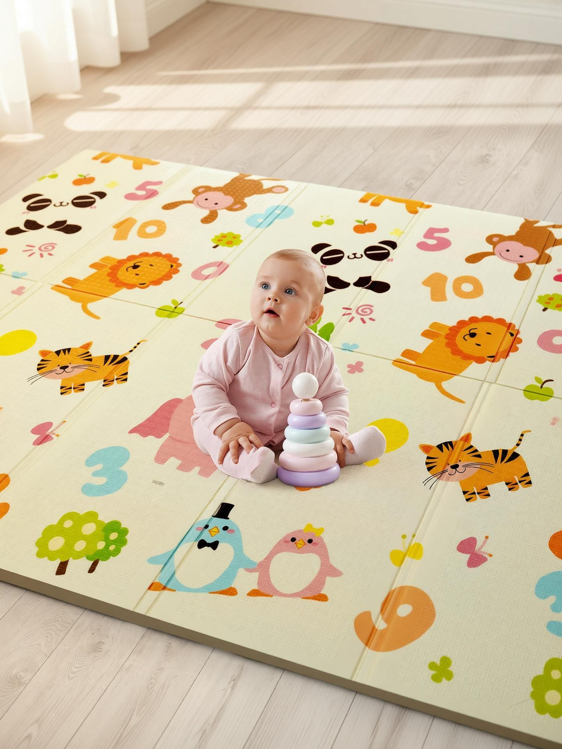Image of LuvLap Rubber Baby Play Mat