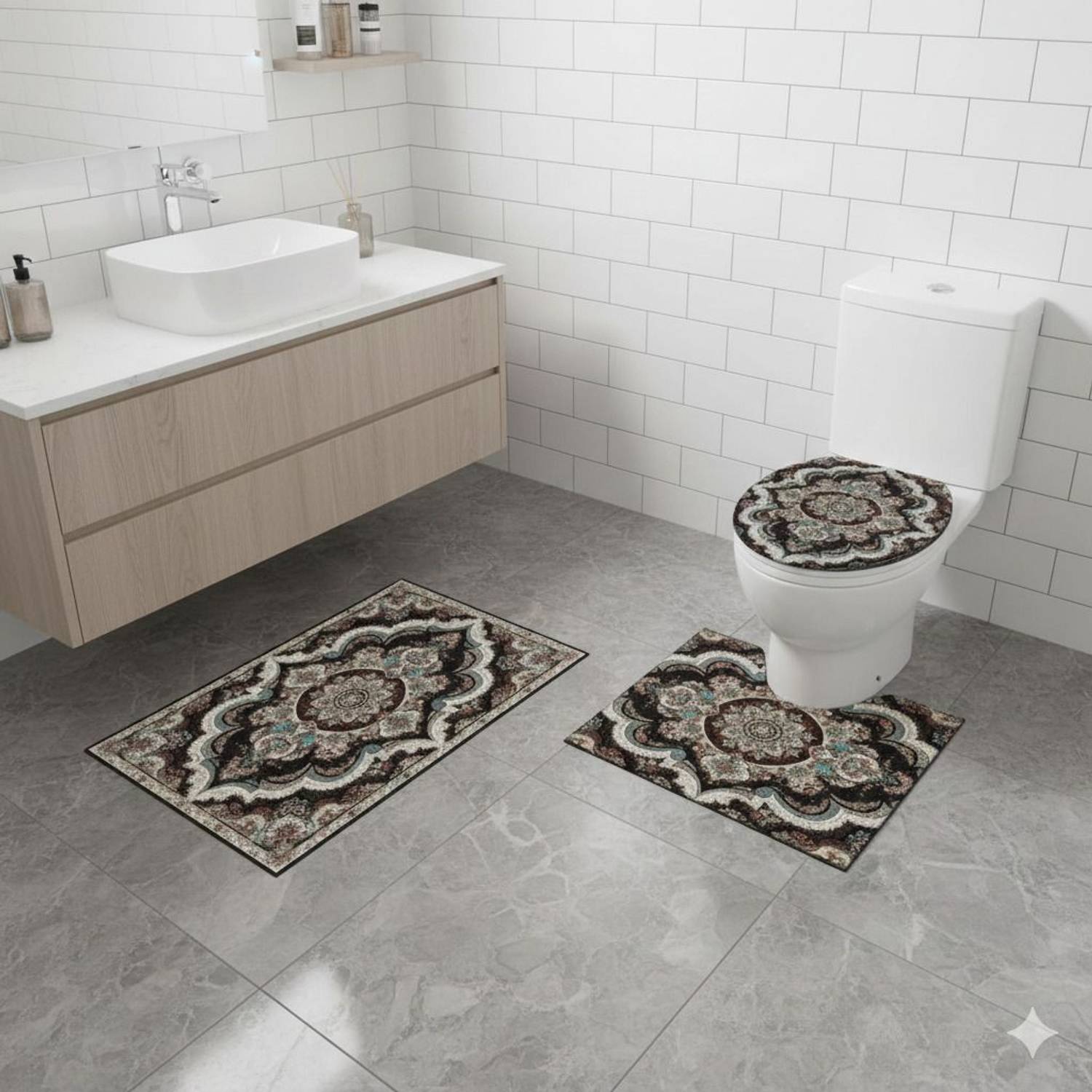 AK10ZONE Rubber Kitchen Mat