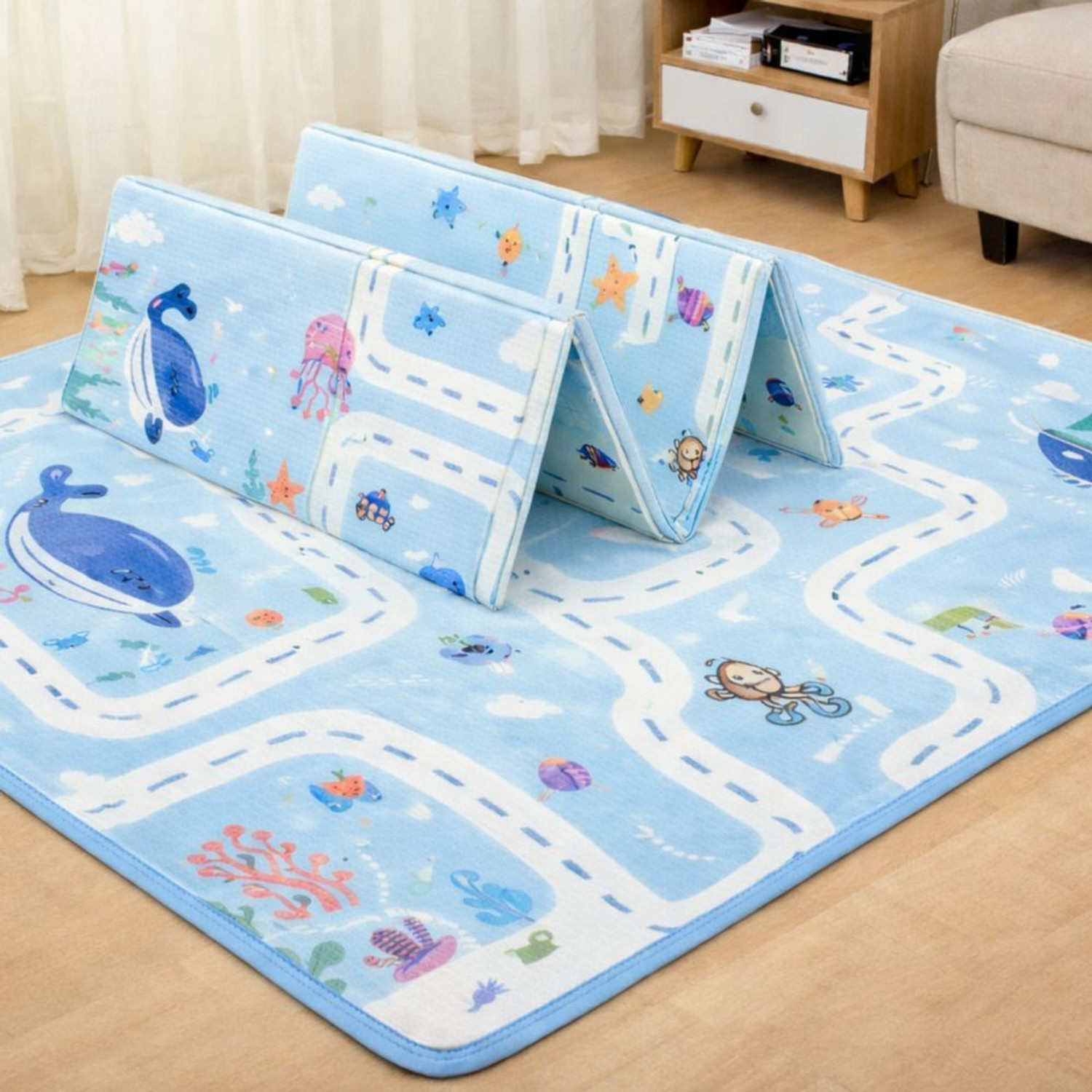 Image of Quick Shel Cotton Baby Play Mat