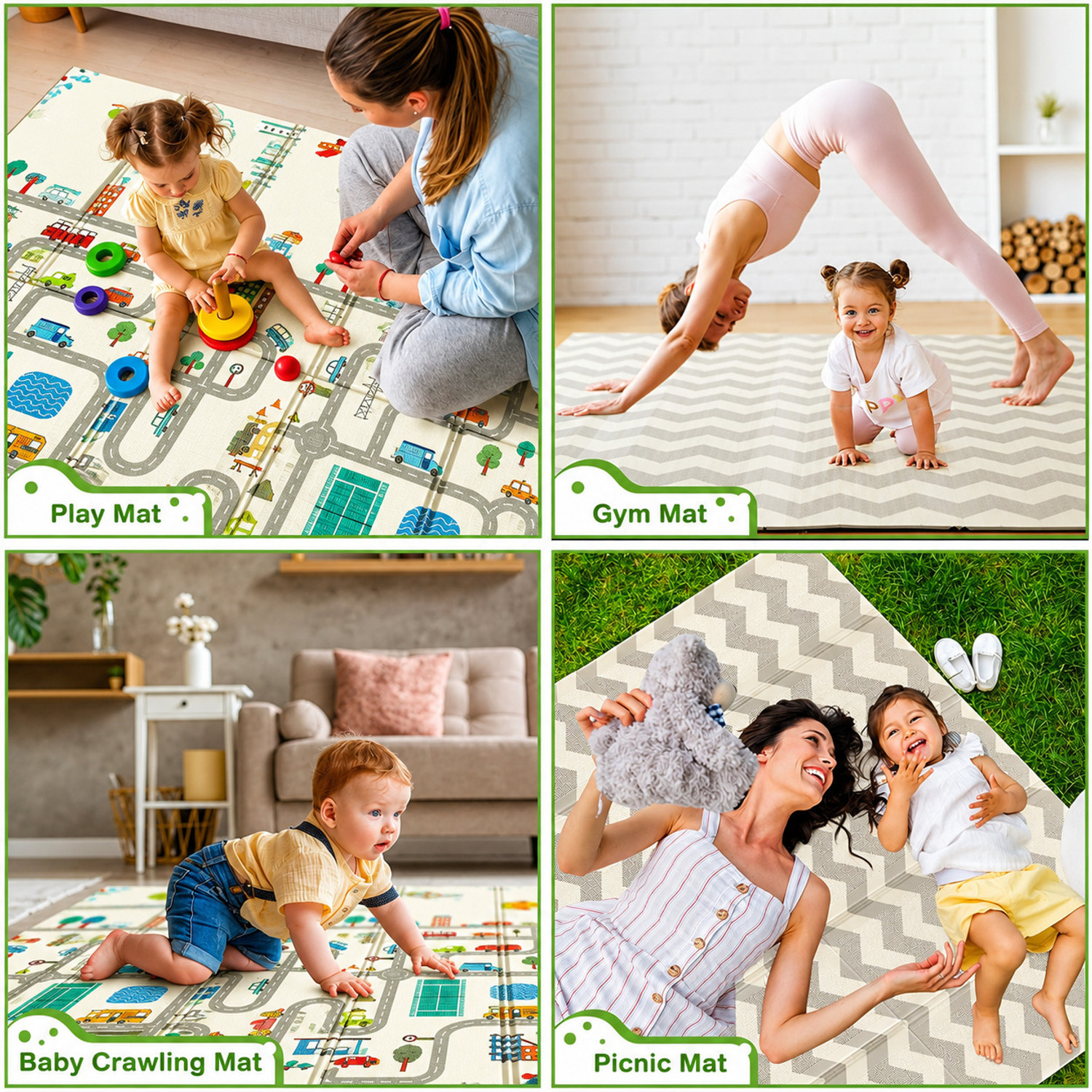 Image of CARPET KINGDOM Cotton Baby Play Mat