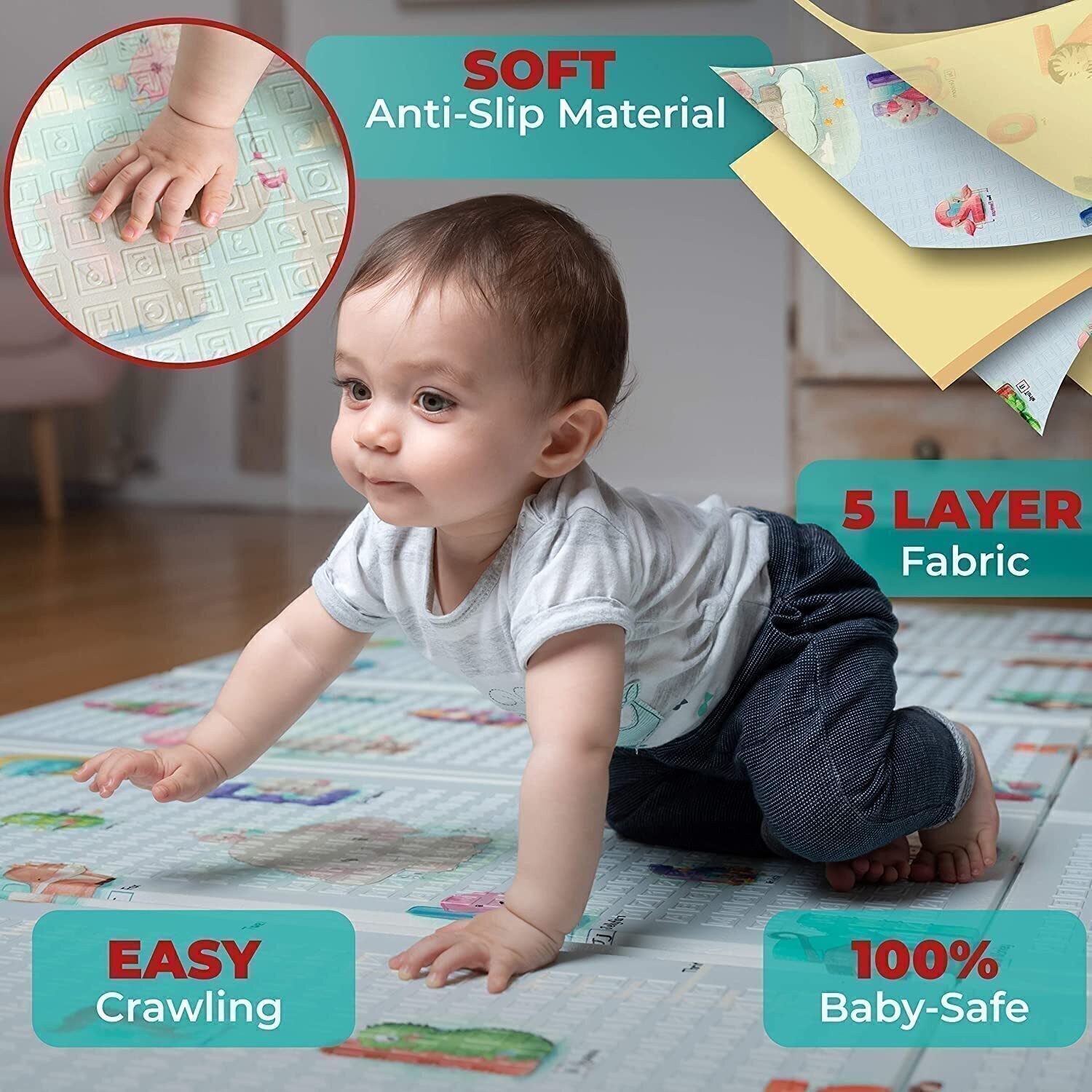 Image of Rabab Rugs Cotton Baby Play Mat