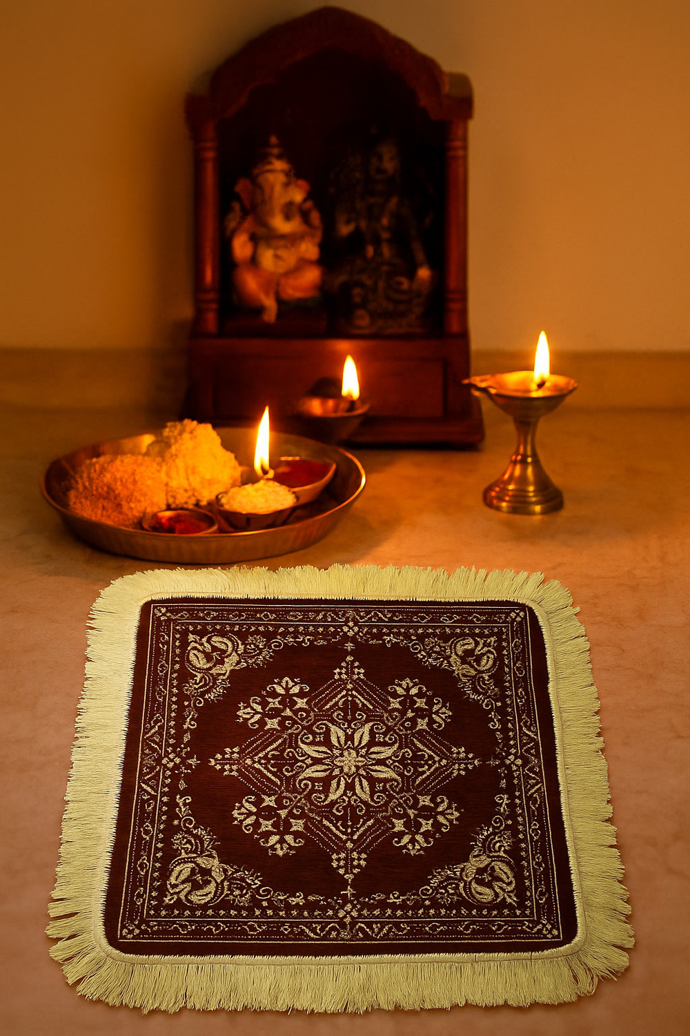 Image of Decor Home Velvet Prayer Mat