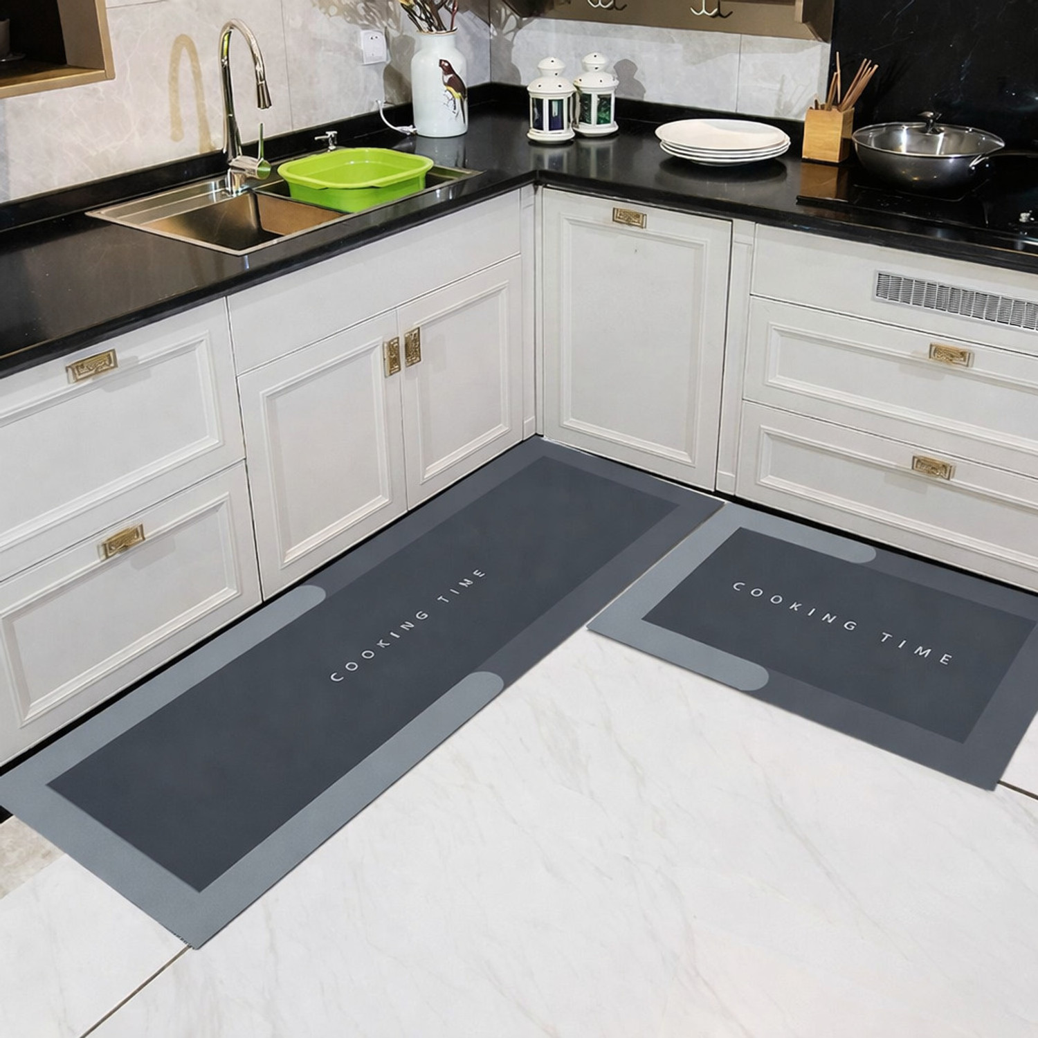 Image of BESQUE mat Rubber Kitchen Mat