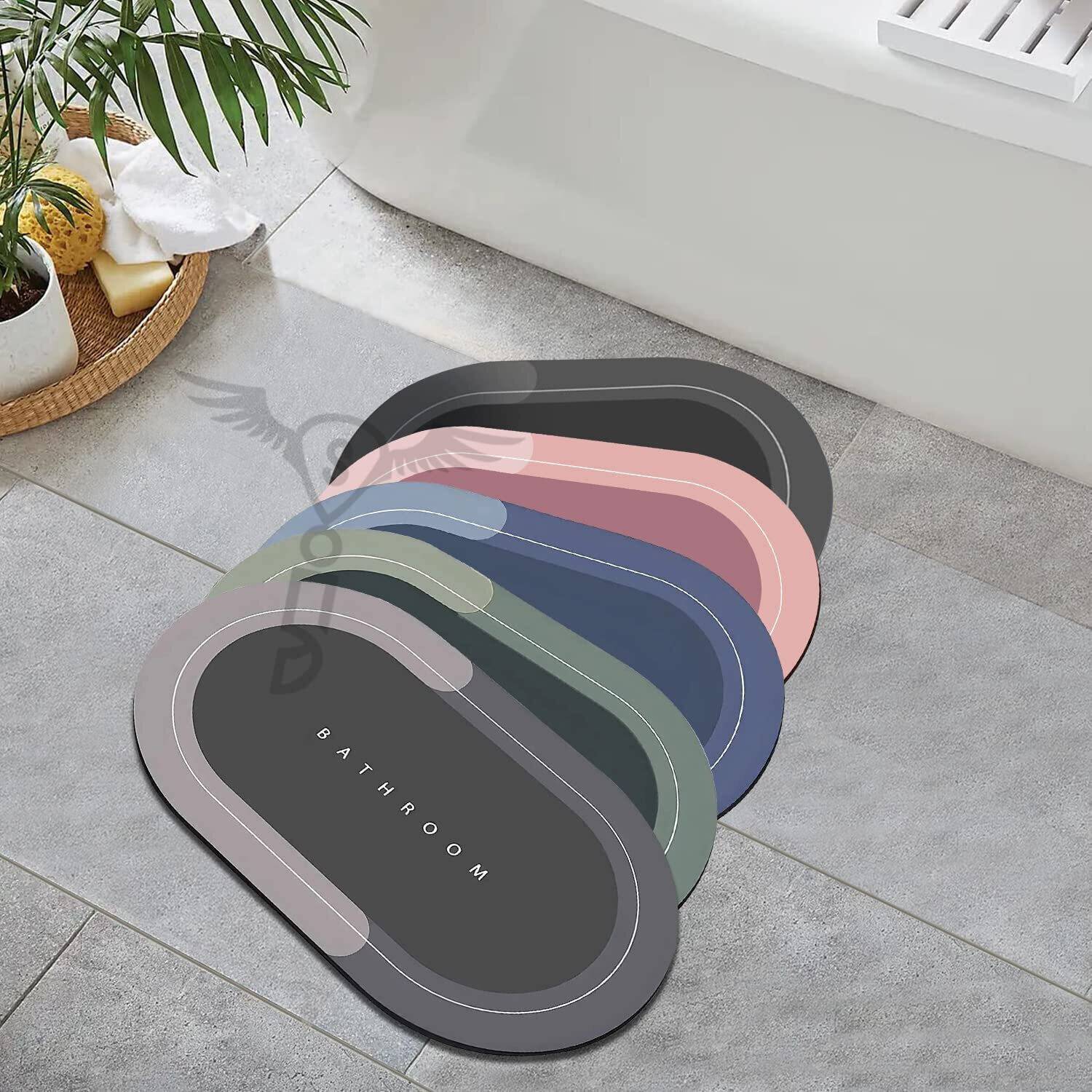 Ashlok Rubber Bathroom Mat