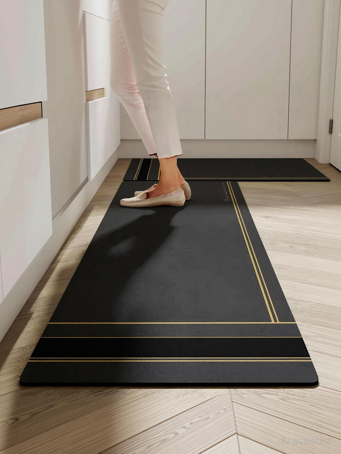 Image of X - Glam Rubber Kitchen Mat