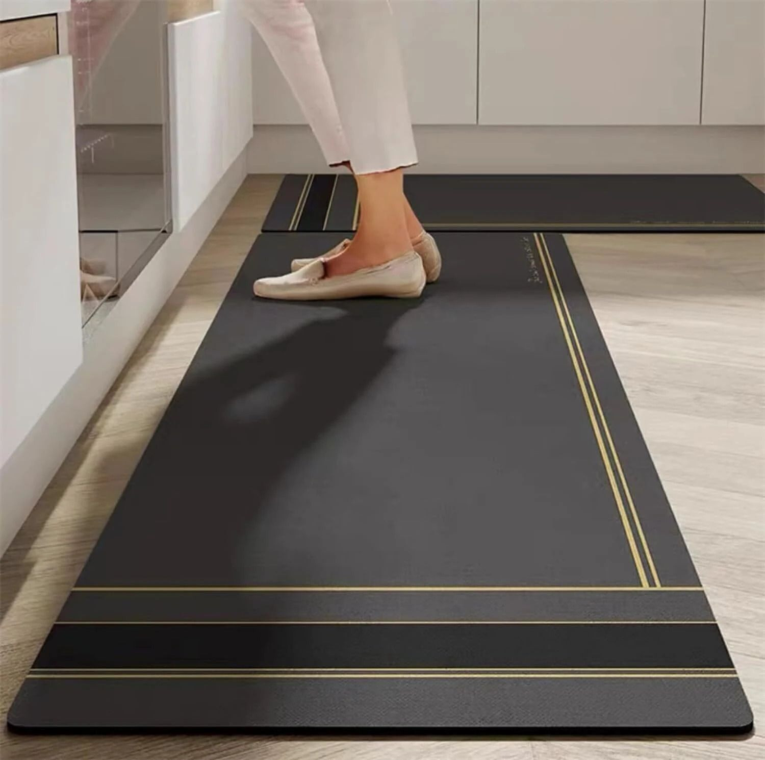 Image of X - Glam Rubber Kitchen Mat