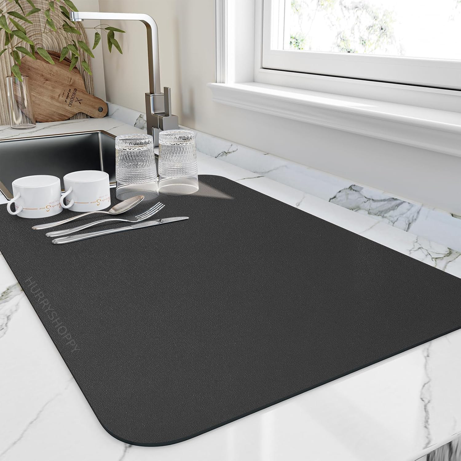 Image of HurryShoppy Rubber Kitchen Mat