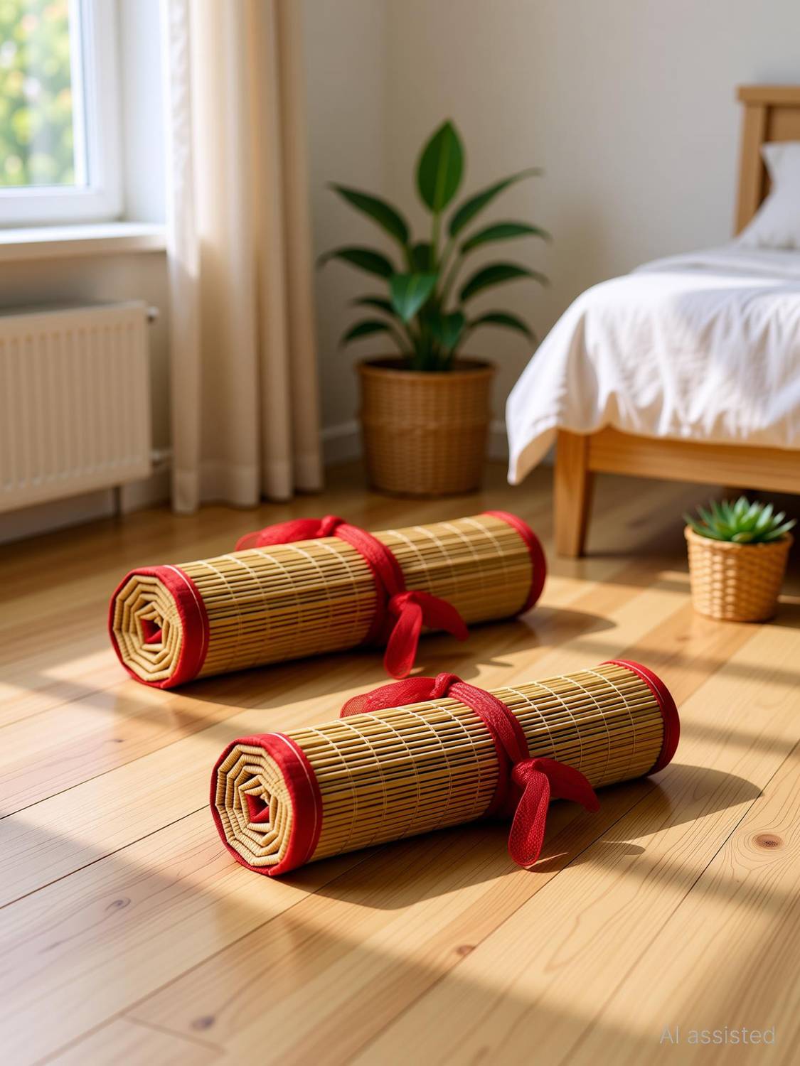 AdivasiTrove Bamboo Prayer Mat