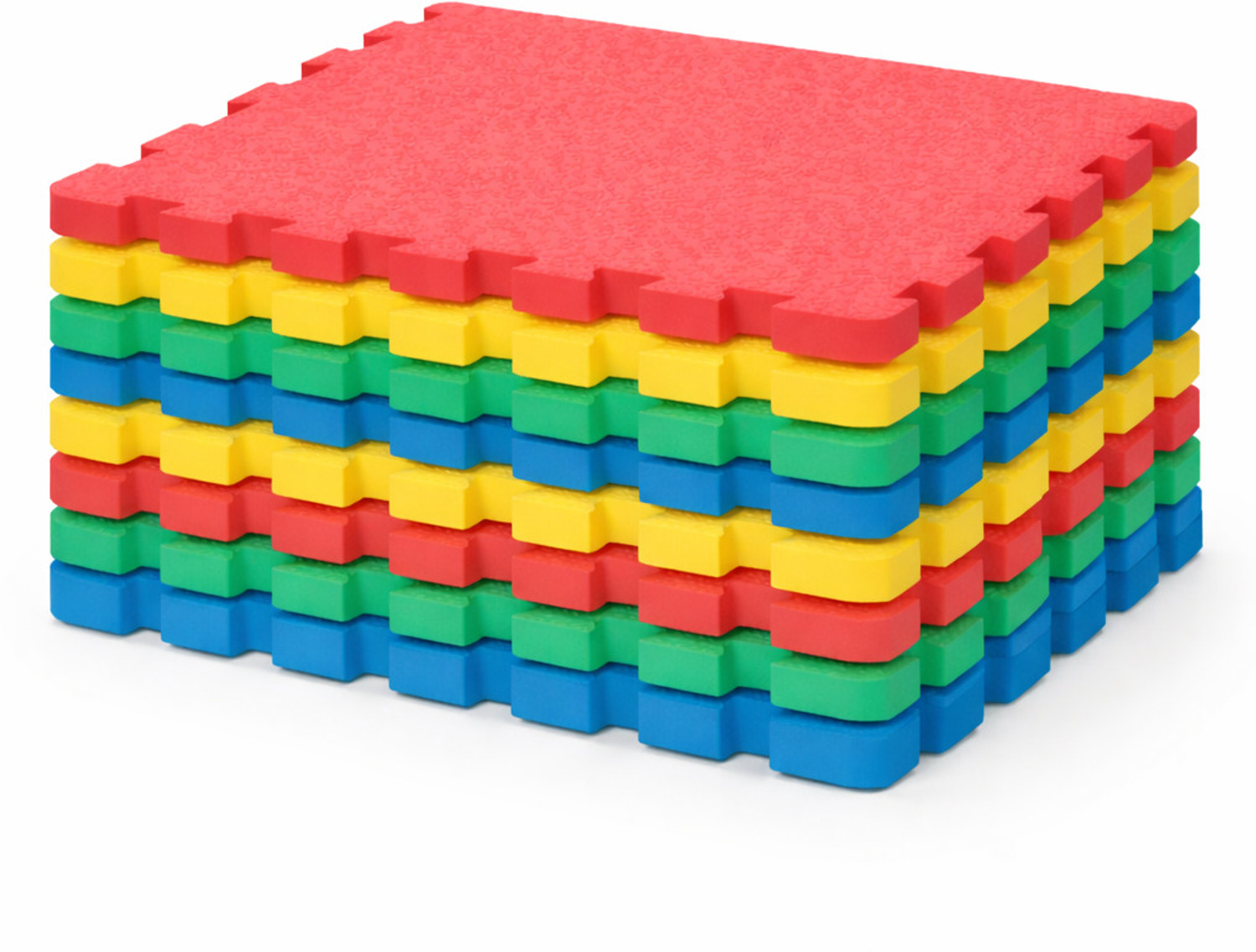 Image of Easyhome Rubber Baby Play Mat (Multicolor, Pack of 8, Medium)