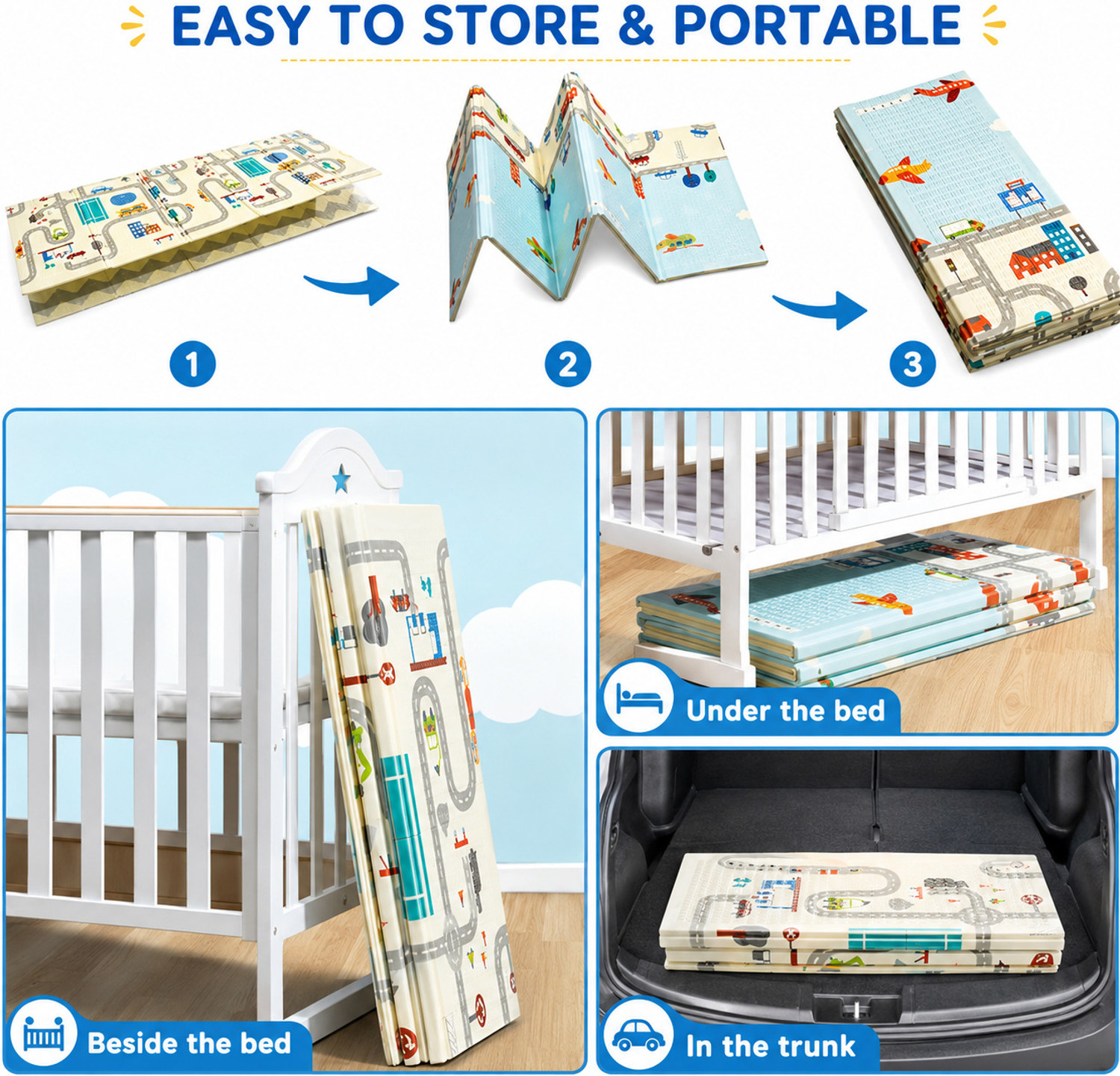 Image of CARPET KINGDOM Cotton Baby Play Mat
