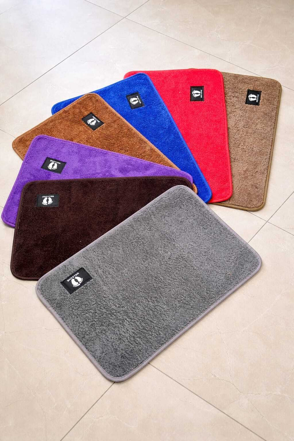 Image of Hanu Craft Microfiber, Polyester Door & Floor Mat