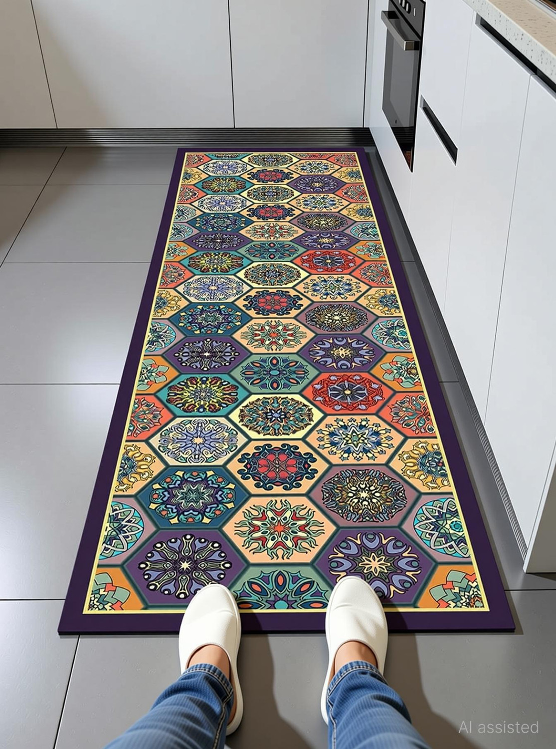 Image of ZedX Rubber Kitchen Mat