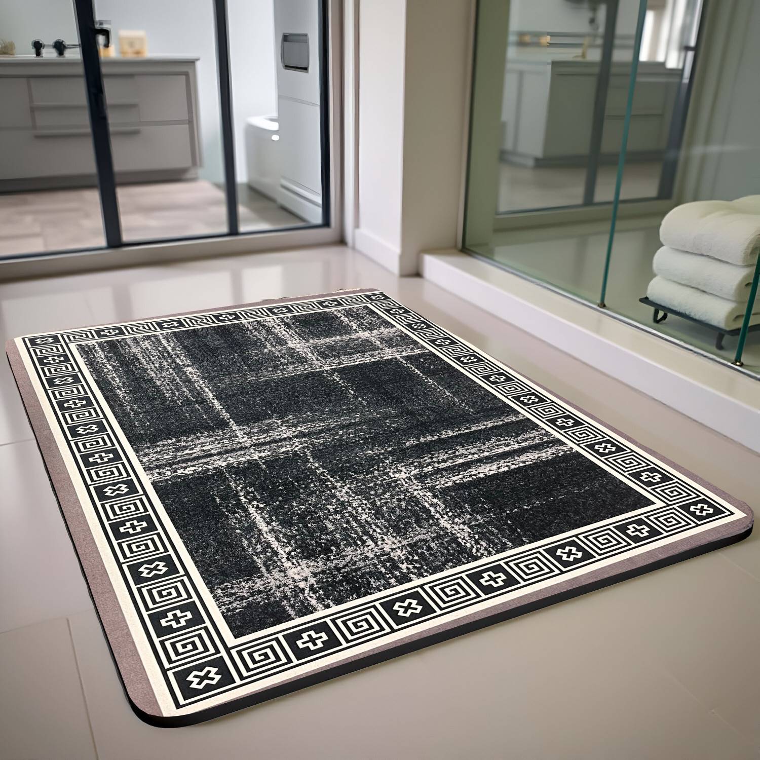 alphonso Rubber Bathroom Mat
