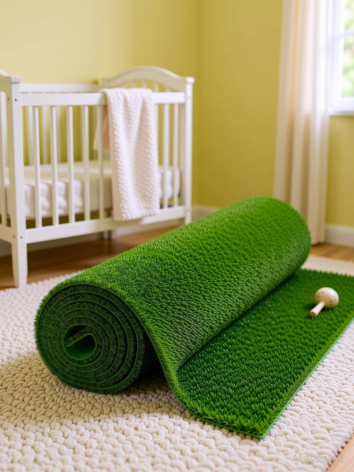 BLUSH & BLOOM Artificial Grass Floor Mat