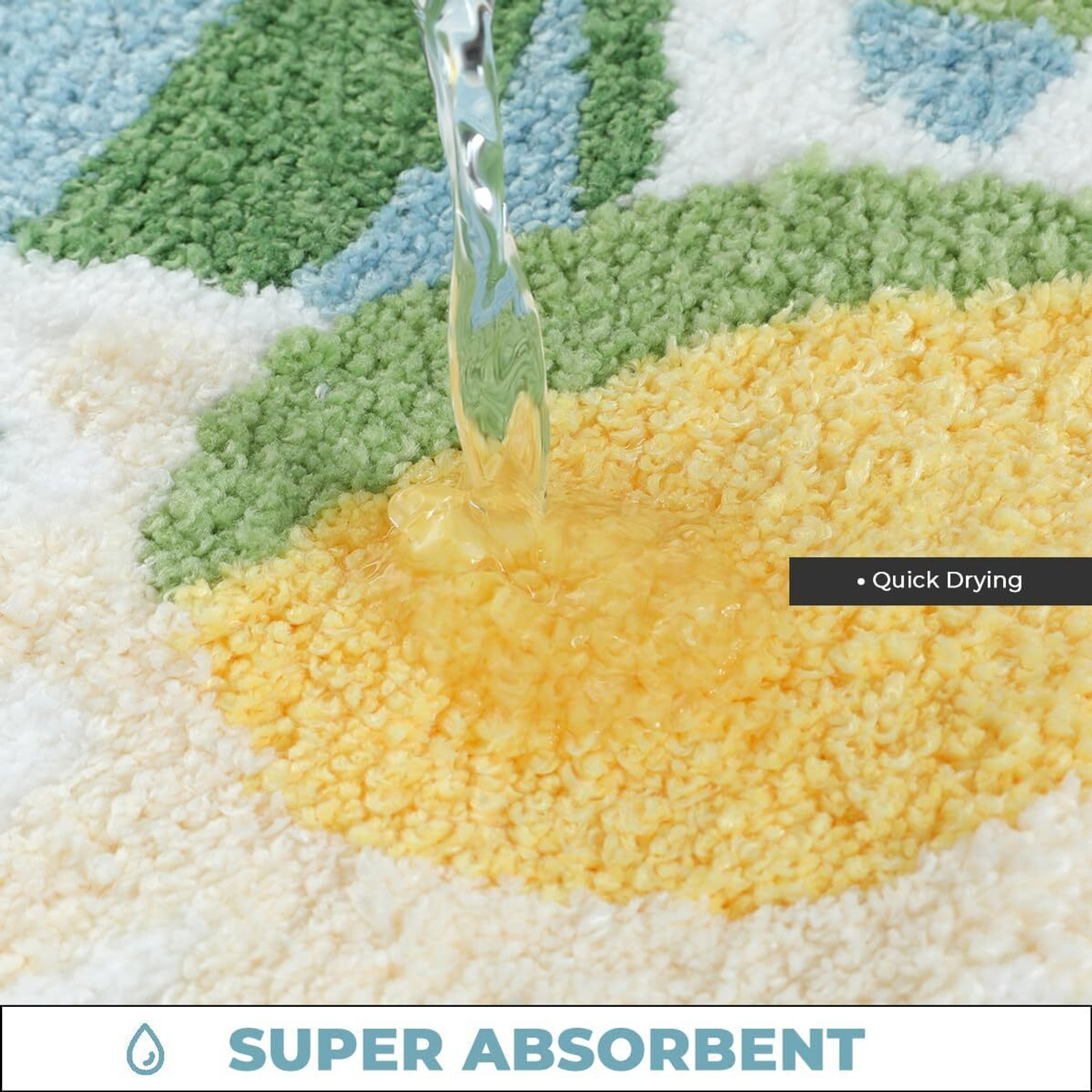 Image of Roseate Microfiber Bathroom Mat