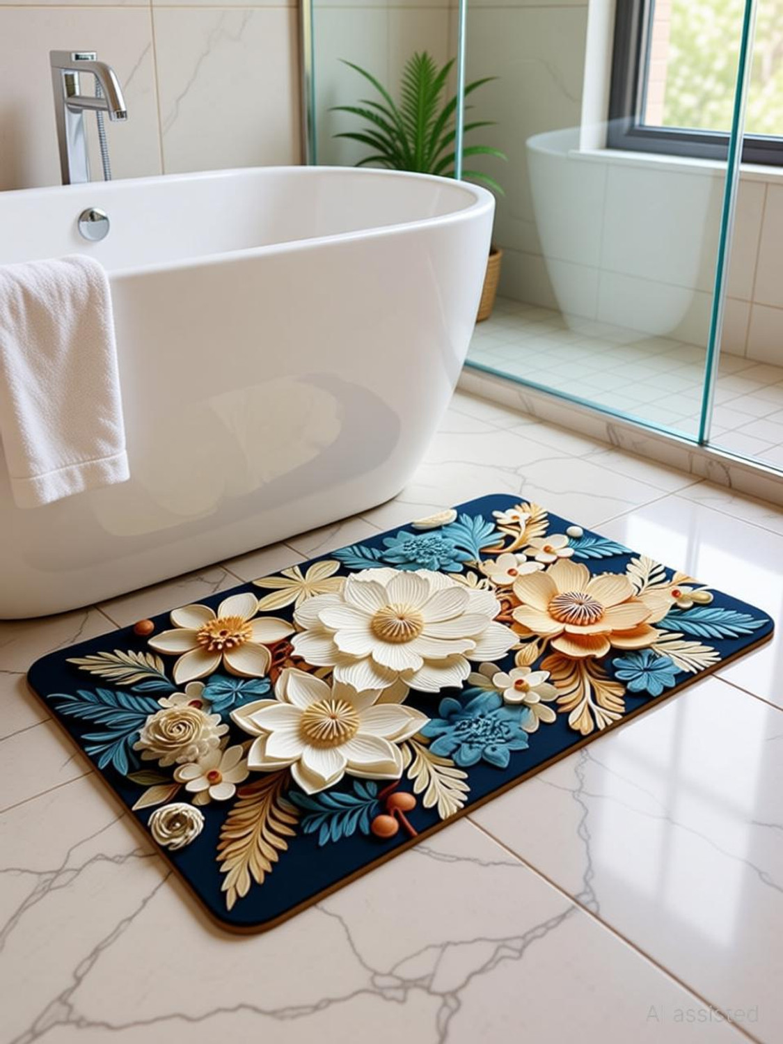 Image of GVND Rubber Bathroom Mat