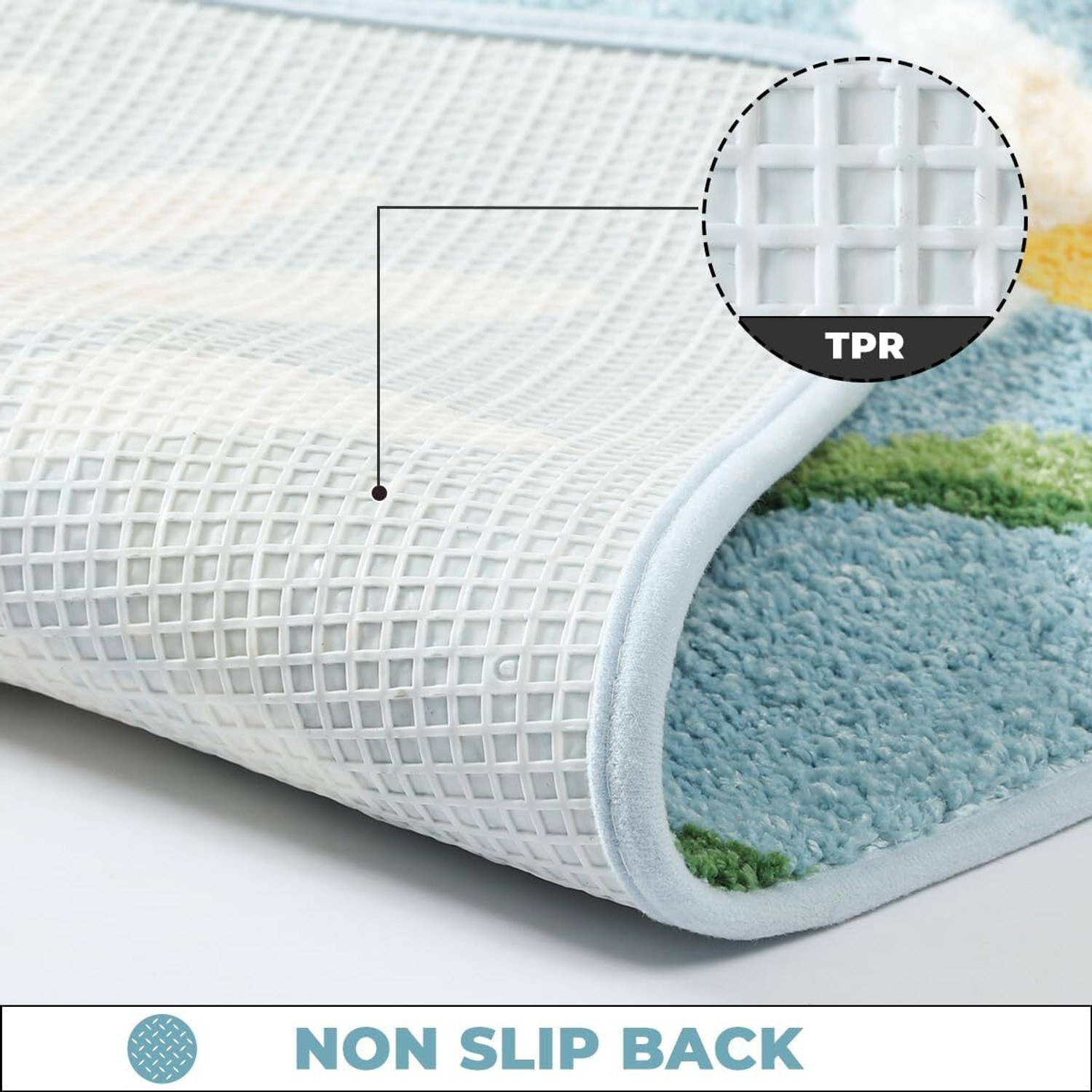Image of Roseate Microfiber Bathroom Mat
