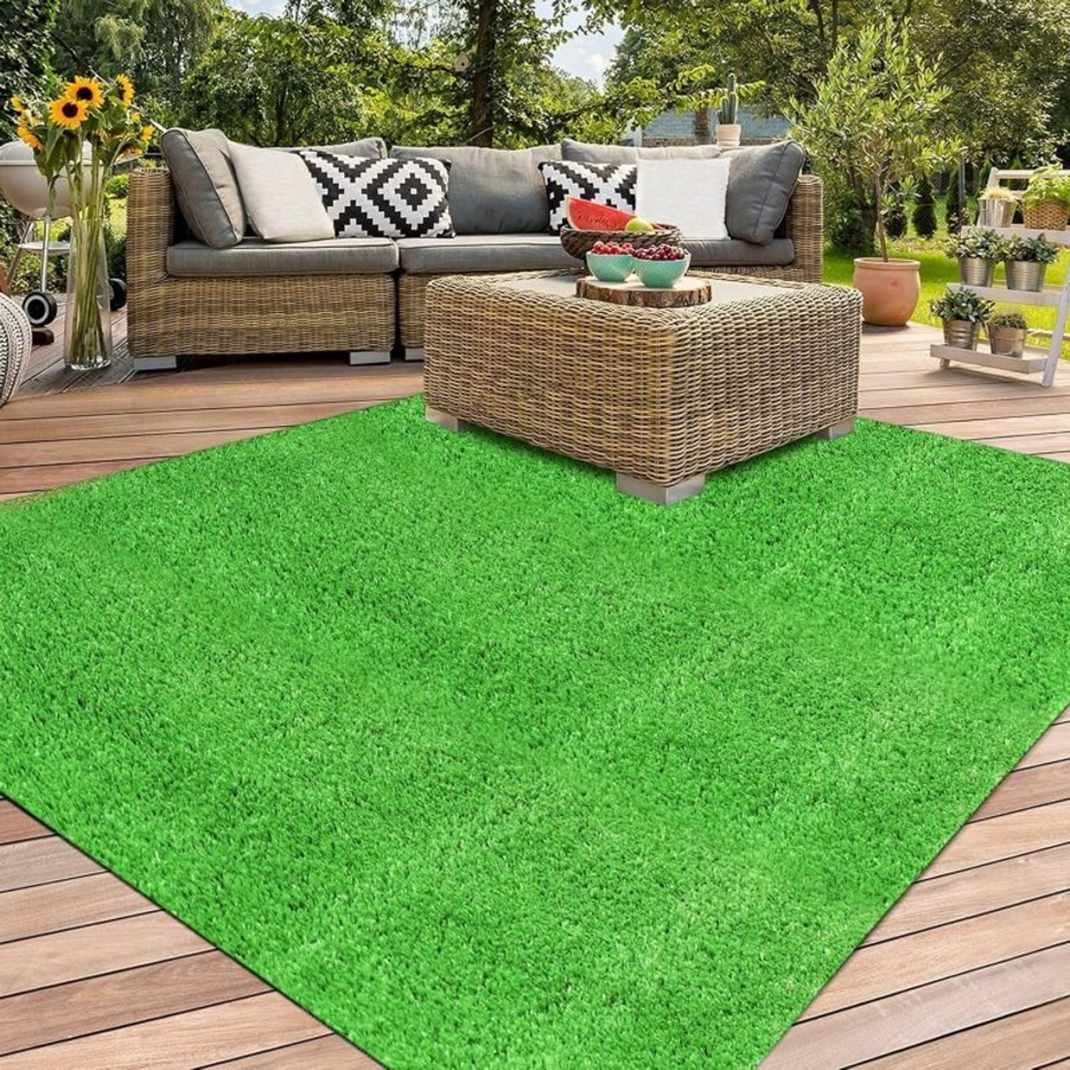Image of Worthful Creations Artificial Grass, PP (Polypropylene) Floor Mat