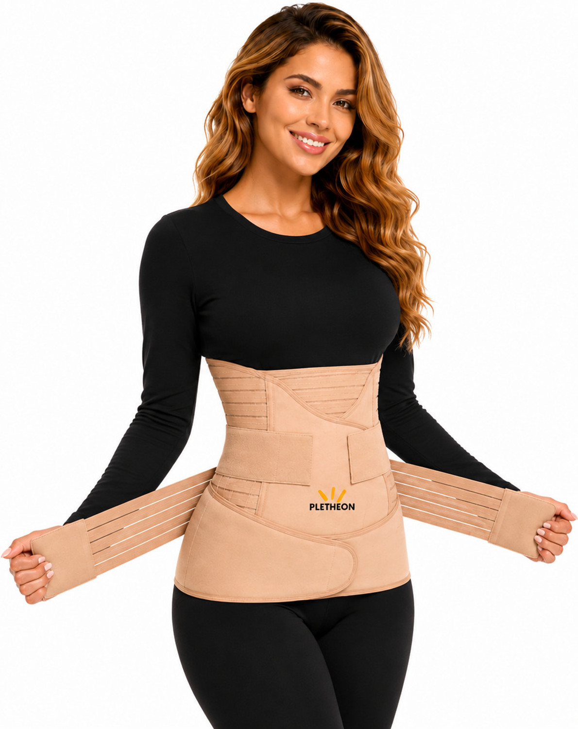 Image of PLETHEON post pregnancy maternity support belt after c section & normal delivery