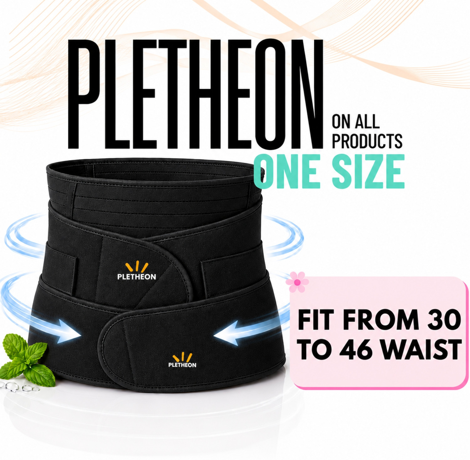 Image of PLETHEON post pregnancy maternity support belt after c section & normal delivery