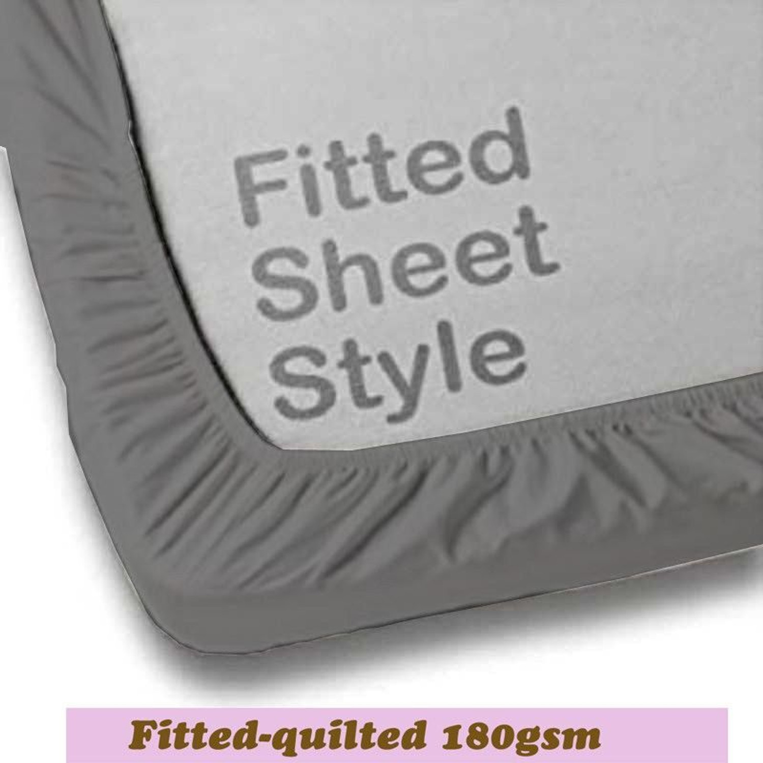 Image of CRAZY WORLD Double, Queen Size Fitted Nylon, Polyster Breathable, Stretchable, Waterproof Mattress Cover