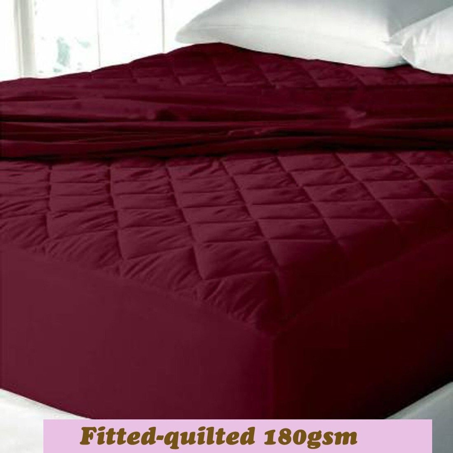 Image of CRAZY WORLD Double, King Size Fitted Nylon, Polyster Breathable, Stretchable, Waterproof Mattress Cover