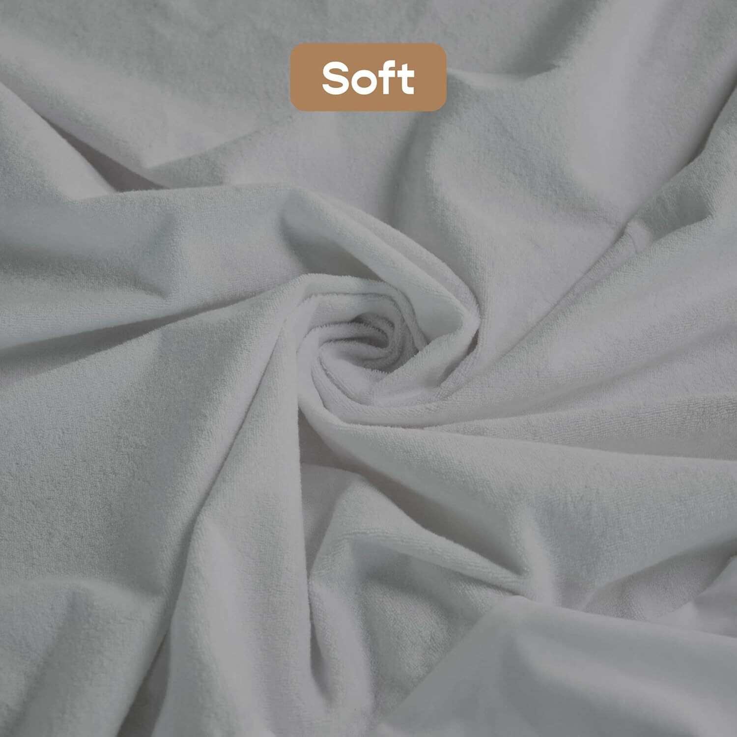 Image of SleepyCat Double Size Fitted Polyster Breathable, Stretchable, Waterproof Mattress Cover