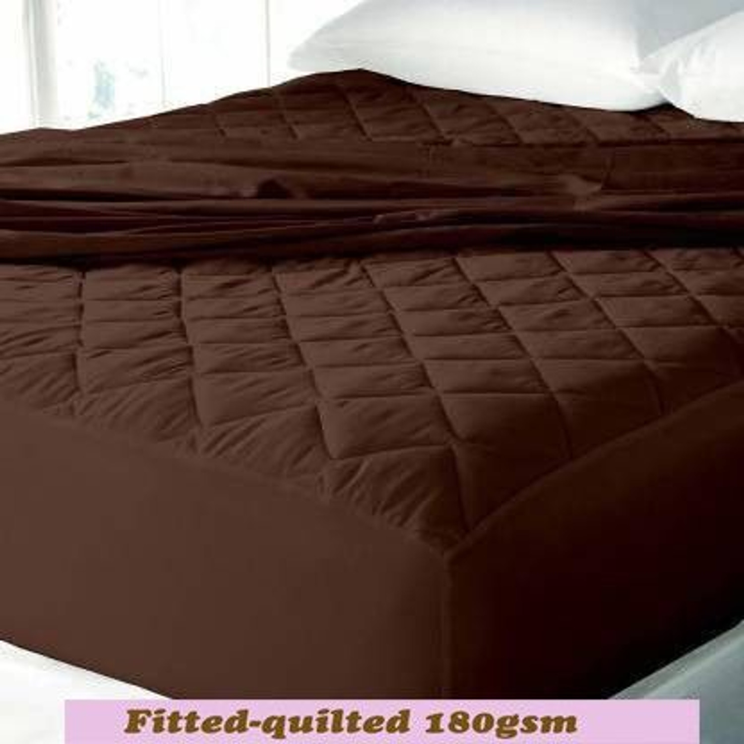 Image of CRAZY WORLD Double, Queen Size Fitted Nylon, Polyster Breathable, Stretchable, Waterproof Mattress Cover