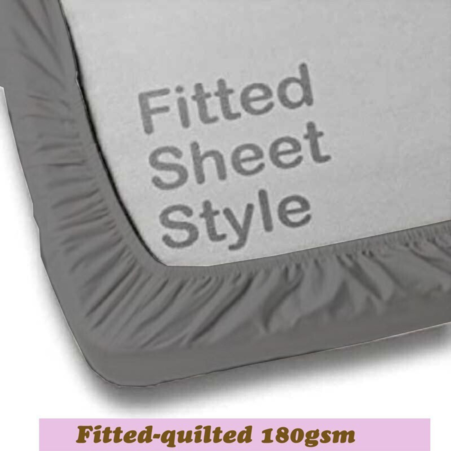 Image of CRAZY WORLD Double, King Size Fitted Nylon, Polyster Breathable, Stretchable, Waterproof Mattress Cover